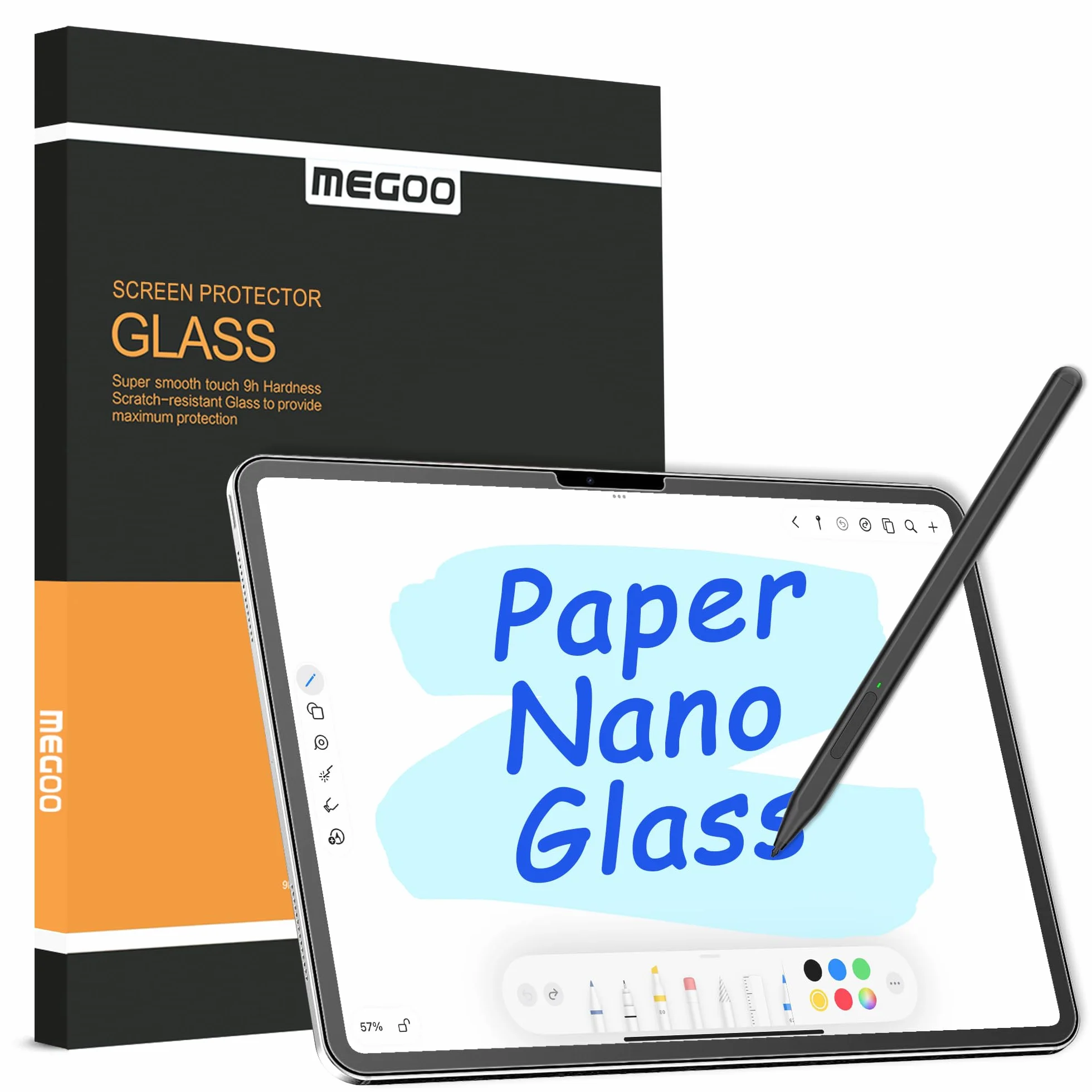 Megoo Paper Feel Ochronna folia szklana do Surface Pro 12 cali (2025) 9H przeciwblaskowa 2 szt.