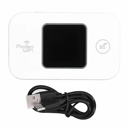 Modem 4G LTE WiFi Odblokowany Przenośny Router 4G 5G z Gniazdem Karty SIM 10 Użytkowników Szybki Minirouter Podróżny Hotspot