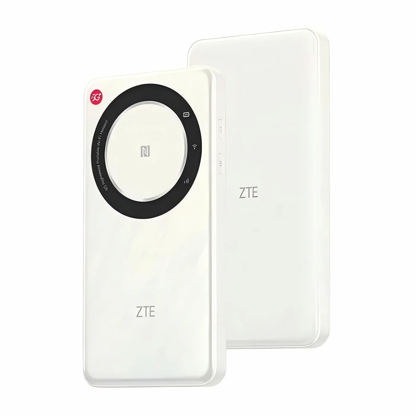 ZTE 5G Pocket WiFi U30 Air 4500mAh Type-C 867Mb/s 2,4/5 GHz Dual Band Przenośny Hotspot 5G 4G LTE Karta SIM Mobilny router - Biały