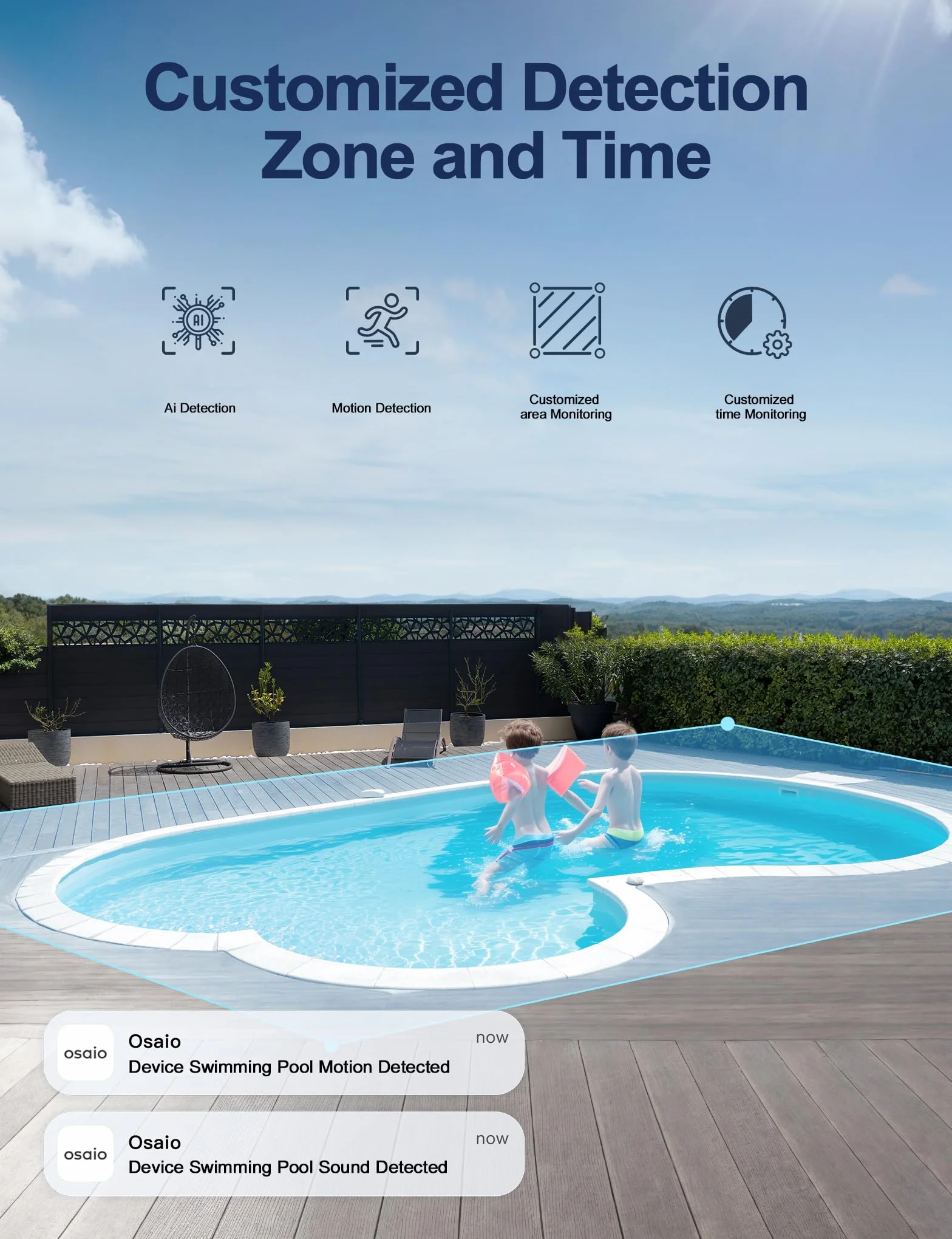 GNCC GK2 Kamera Zewnętrzna PTZ WiFi 1080P Noktowizor Kolor IP65 2,4GHz