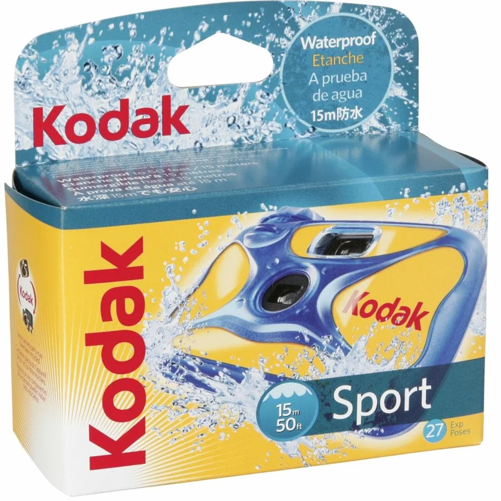 Kodak Komora podwodna, kamera jednorazowa, wodoszczelna do 15 metrów