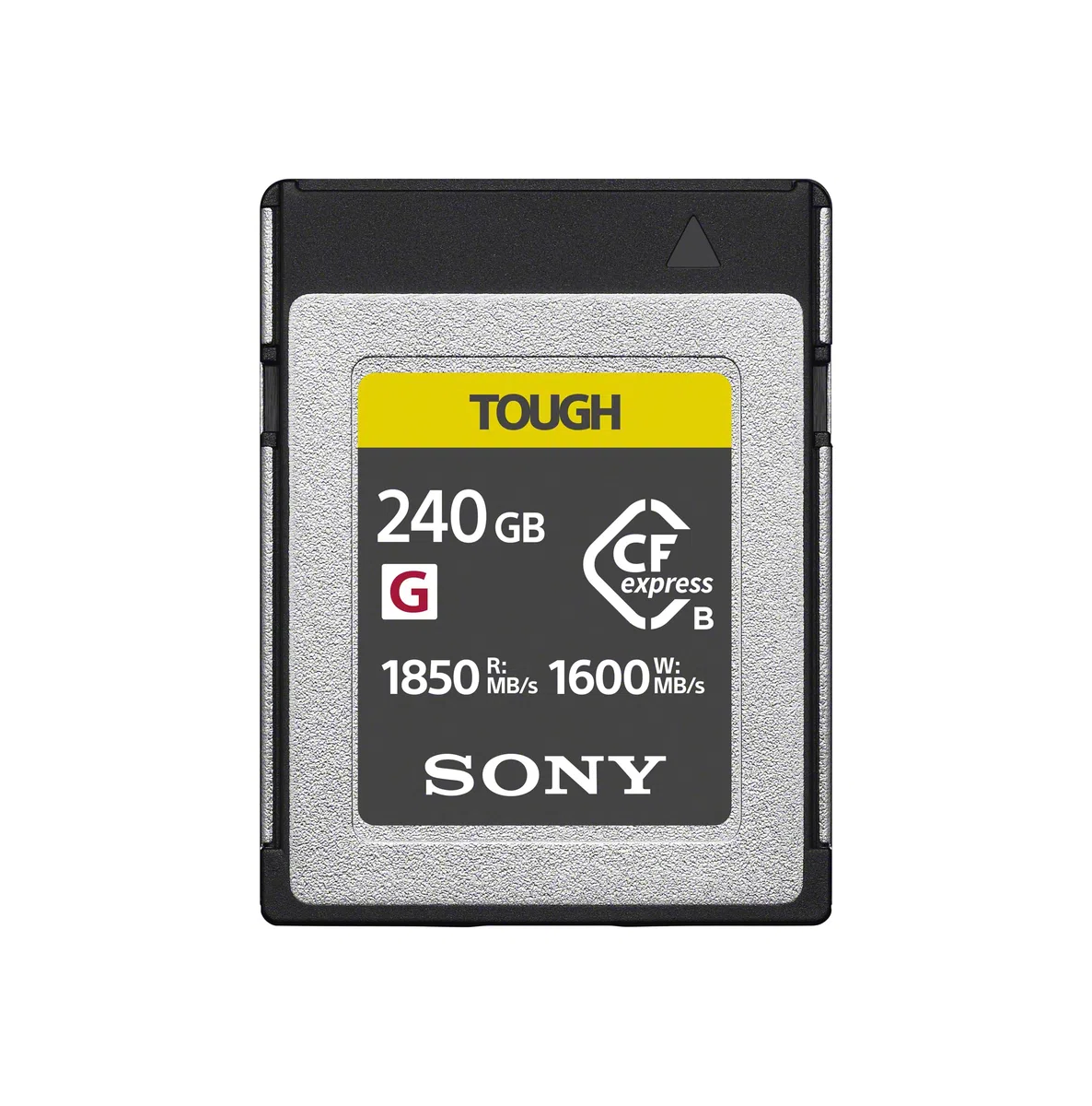Sony CEB-G240T Compact Flash Express Tough karta pamięci o pojemności 240 GB, zapis 1750 MB/s, idealna do nagrywania RAW i filmów 4K z wysoką szybkością transmisji