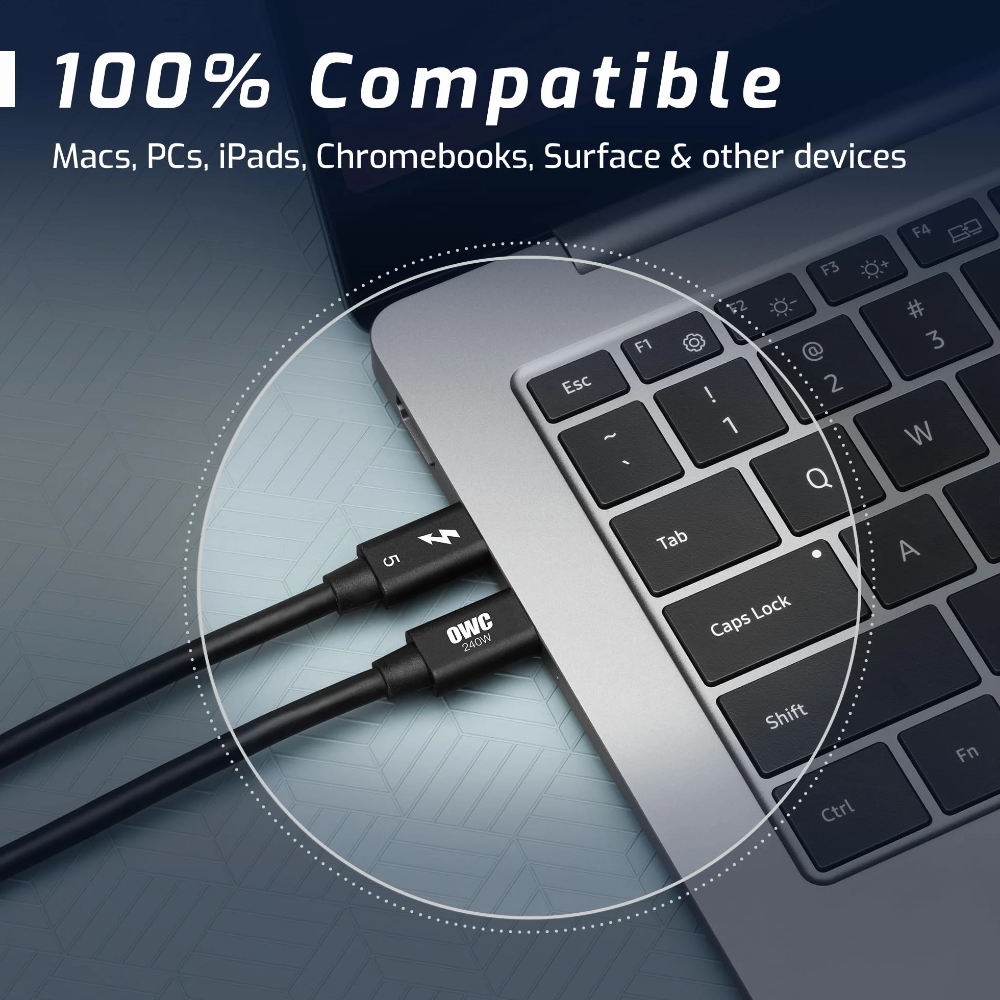 Kabel OWC Thunderbolt 5/USB-C 0,8 m
