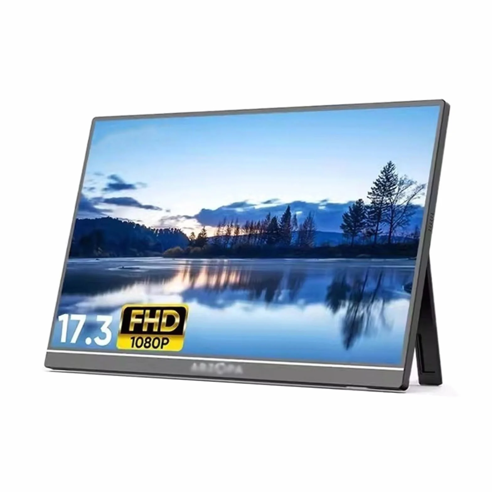 Monitor do biura domowego 17,3-calowy monitor z dużym ekranem Rozdzielczość 1920 * 1080 60 HZ IPS Ekran dodatkowy rozszerzający laptopa zewnętrzny hosta gier