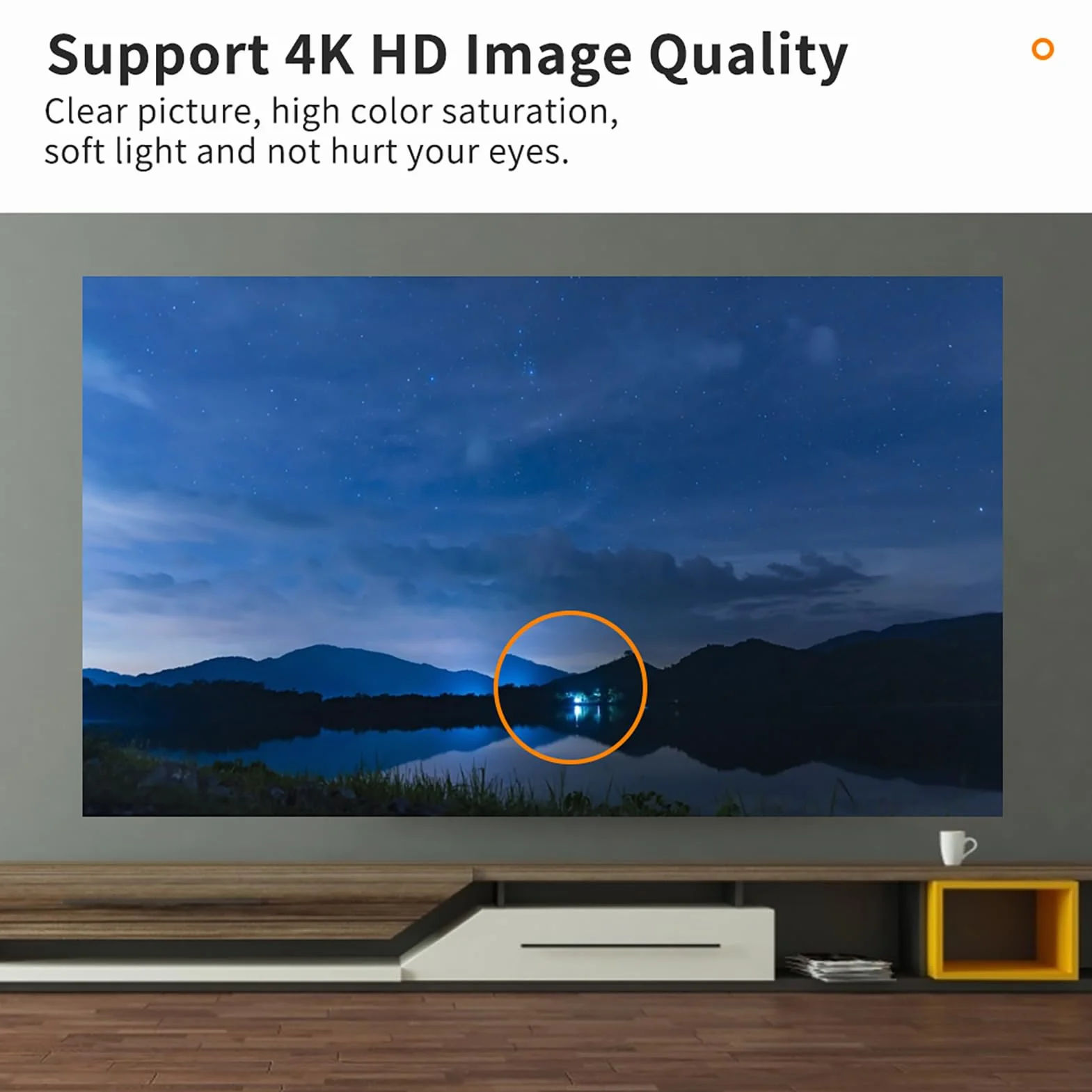 Przenośny Ekran Projektora Składany 16:9 100 cali HD 4K 1080p Anti Light
