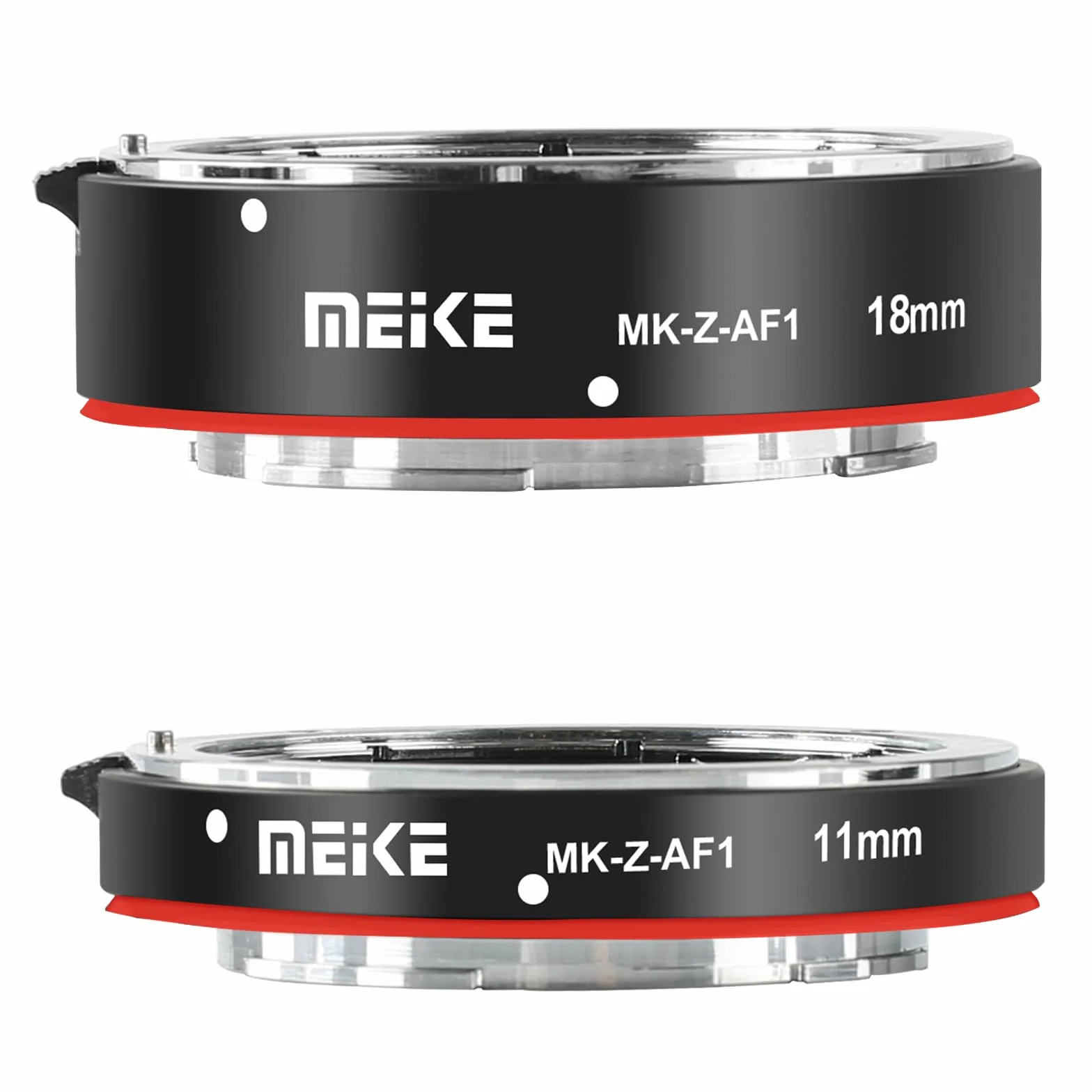 Meike MK-Z-AF1 Pierścień adaptera rurki przedłużającej makro do automatycznego ustawiania ostrości (11 mm + 18 mm) kompatybilny z Nikon Z5 Z6 Z7 Z50