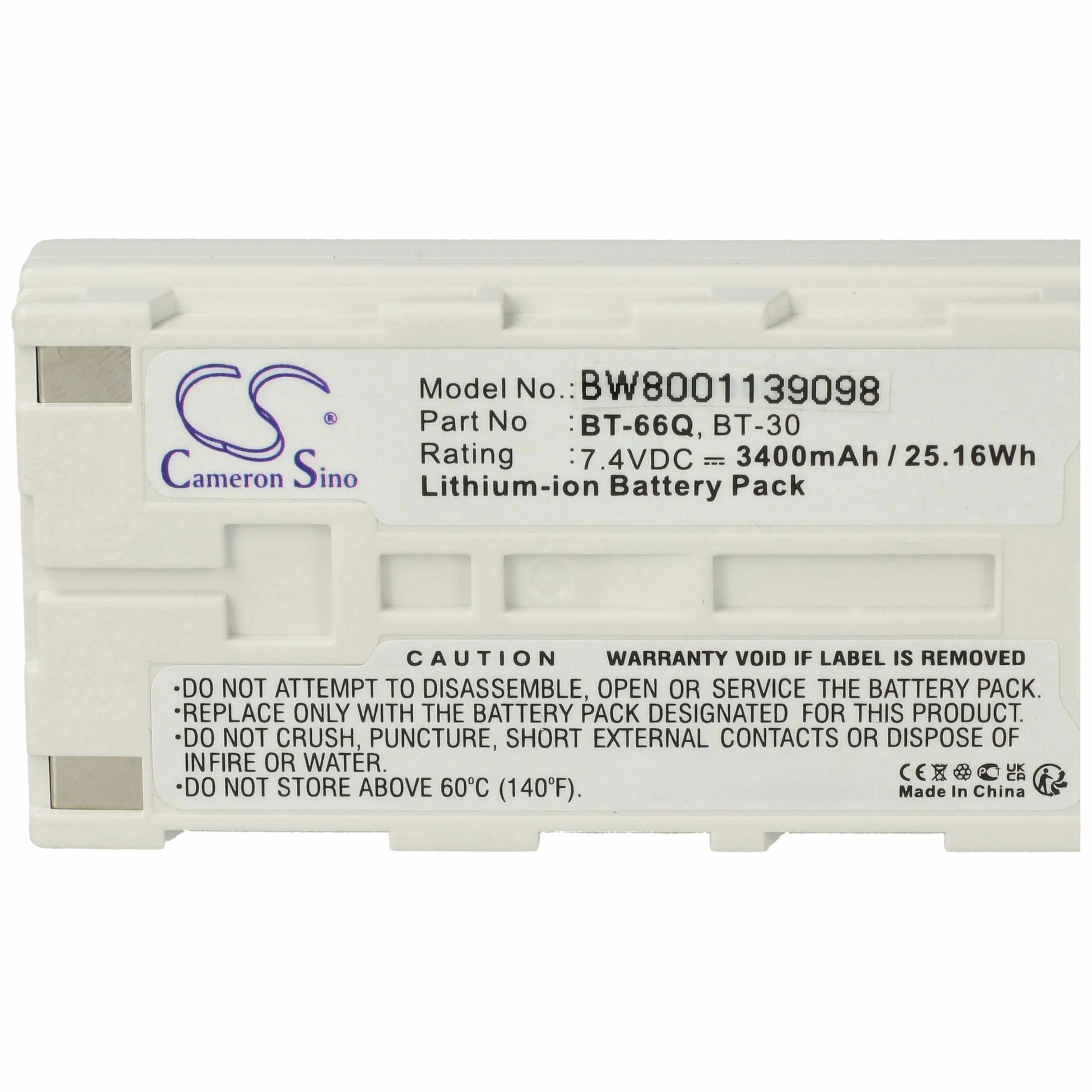 Akumulator litowo-jonowy 3400 mAh 7,4 V do Topcon GRS-1 BT-30 BT-62Q