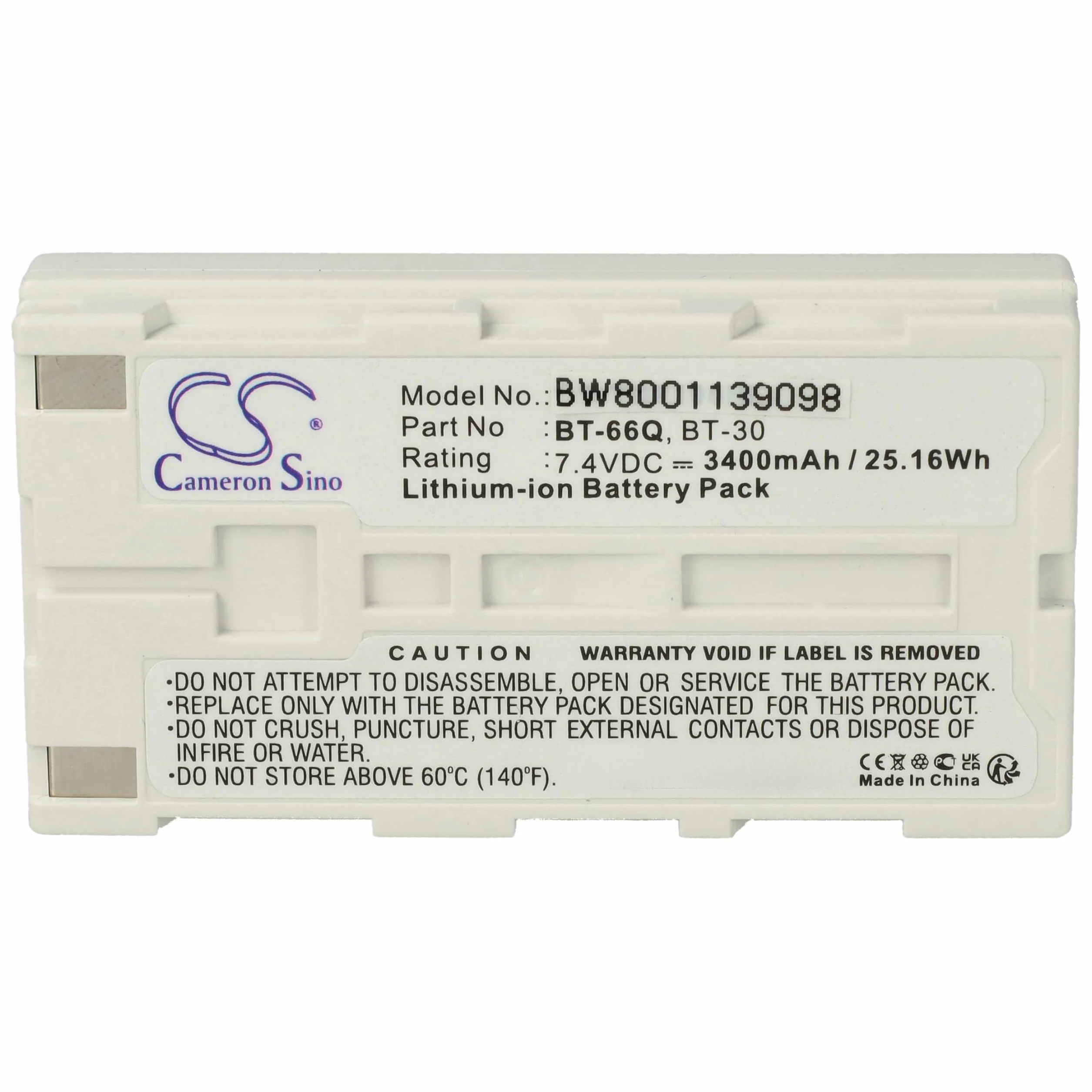 Akumulator litowo-jonowy 3400 mAh 7,4 V do Topcon GRS-1 BT-30 BT-62Q