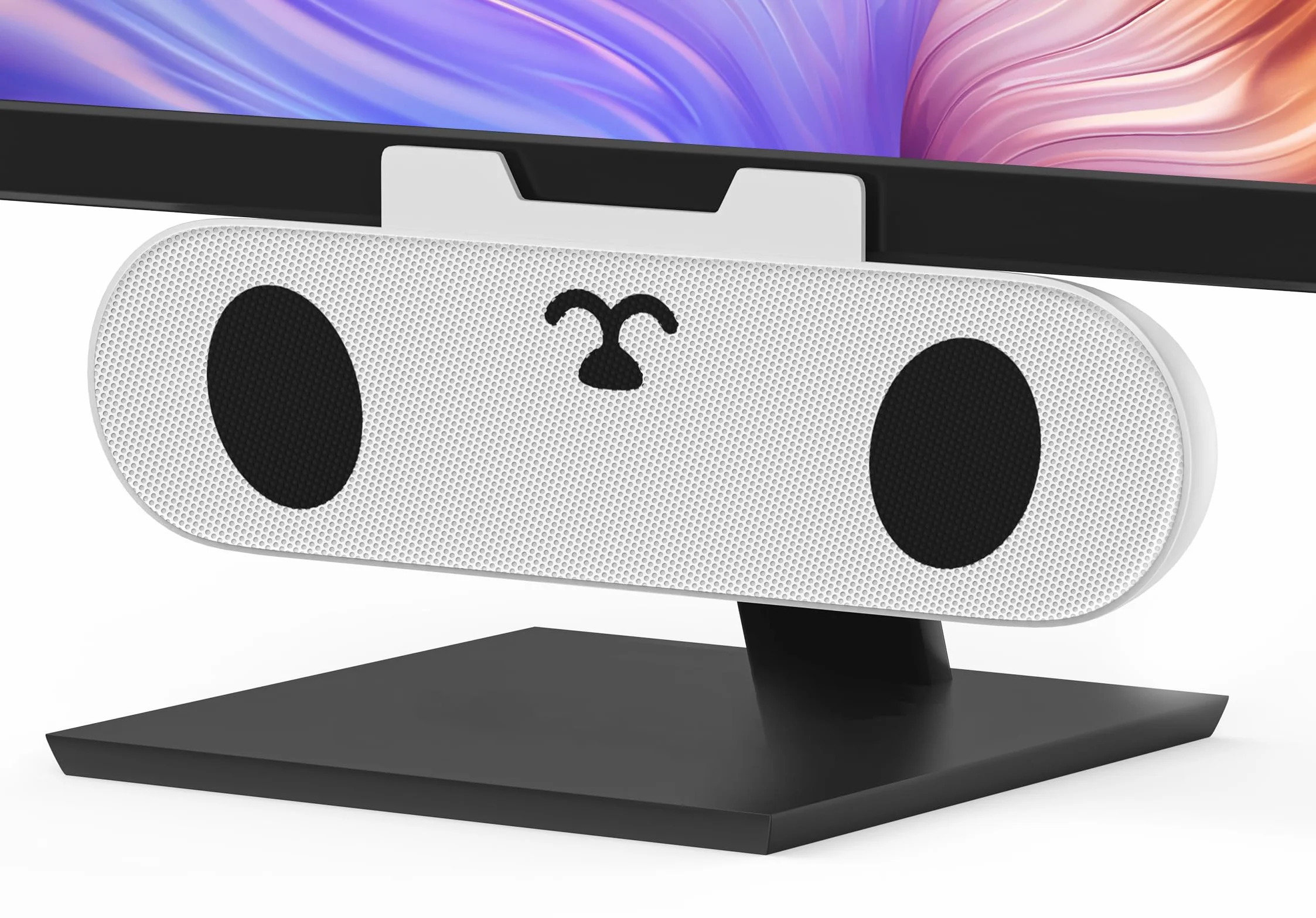 Głośnik do monitora do komputera PC, przenośne głośniki komputerowe USB do komputerów stacjonarnych, laptopów, miniaturowy głośnik, soundbar z klipsem do monitora, funkcja plug and play