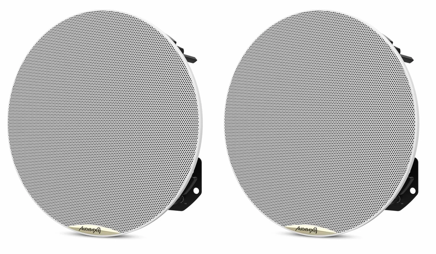 Audibax CM508-BT - Głośniki sufitowe Bluetooth - 2 głośniki wpuszczane 30 W - Głośniki sufitowe 5,25 cala - Siatka magnetyczna - Głośnik aktywny i pasywny