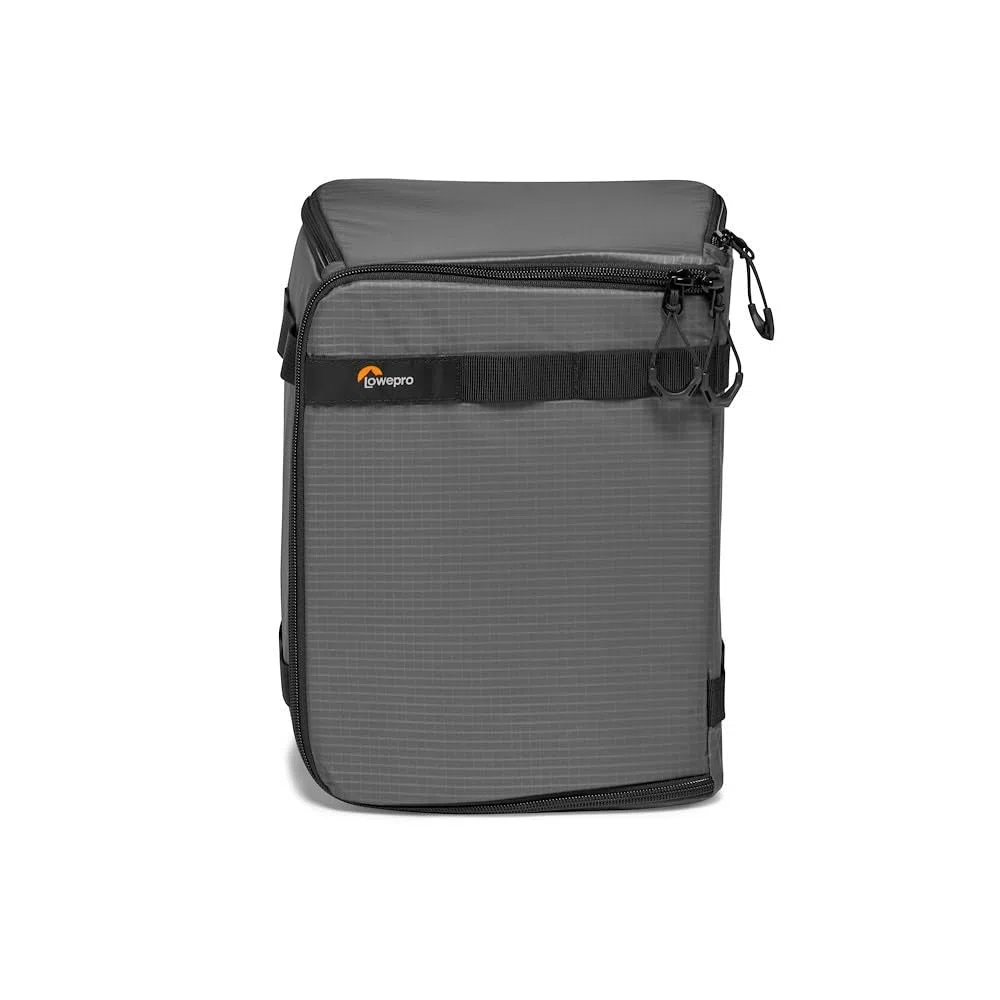 Lowepro GearUp PRO Bardzo duże II pudełko na aparat fotograficzny, twarde etui na aparat bezlusterkowy i odblaskowy, etui z regulowanymi przegrodami na plecak na aparat, torba na aparat, szara