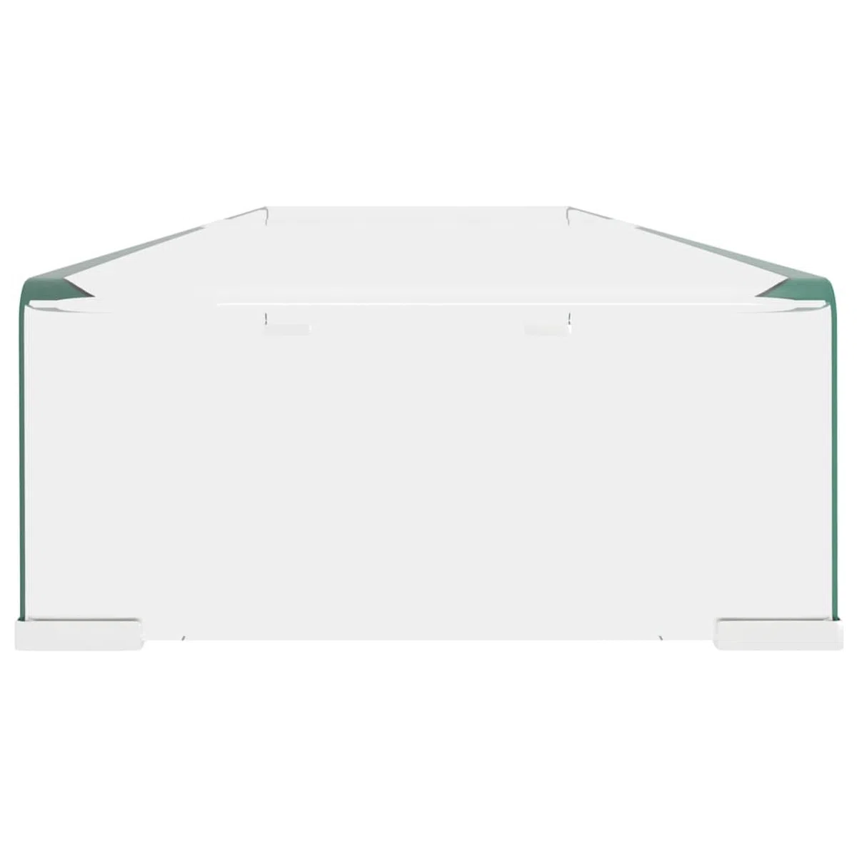 Stojak na telewizor/podnośnik monitora, stojak na ekran komputera, stojak na monitor biurko, akcesoria biurowe, akcesoria biurkowe, podstawa monitora, przezroczyste szkło 110 x 30 x 13 cm