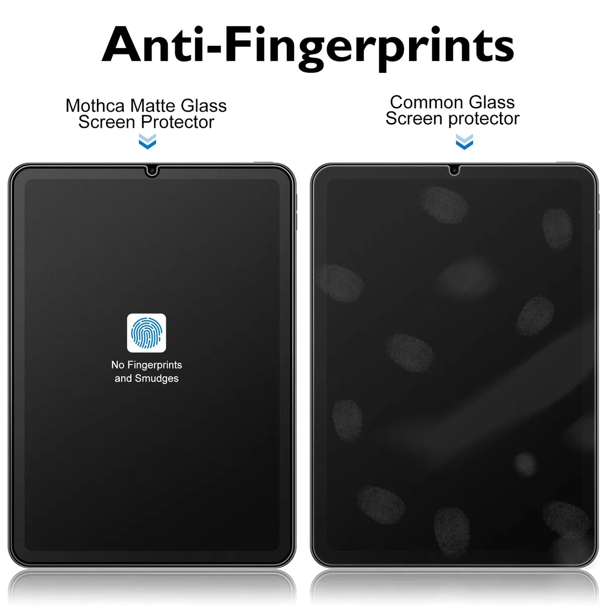 Mothca 9H matowe szkło ochronne do Apple iPad Mini 7 (A17 Pro) 8,3" 2024 / iPad mini 6 2021 matowa folia ochronna folia papierowa, ochrona przed odciskami palców (1 sztuka)