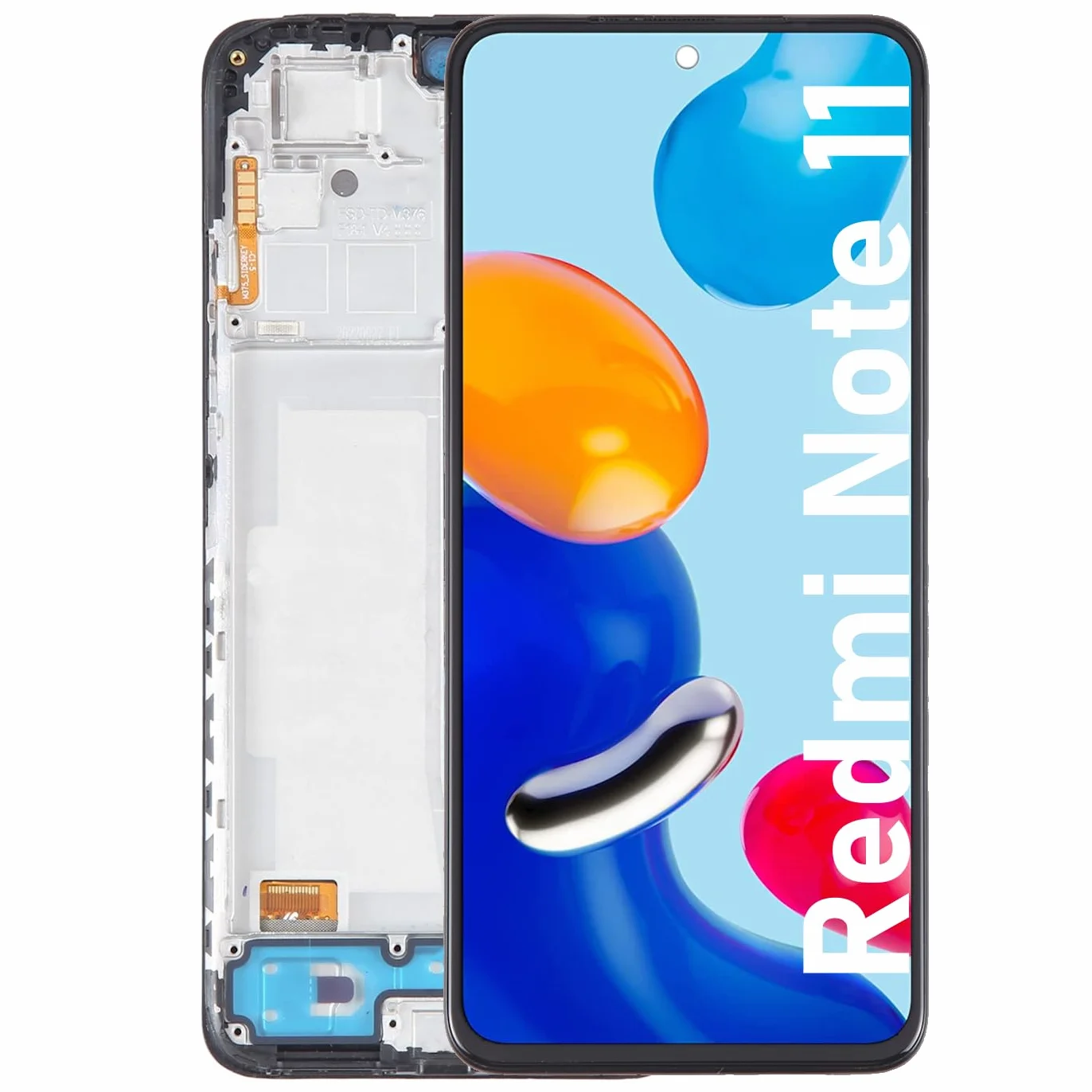 Kompletny wyświetlacz LCD z zmontowaną obudową zamienną dla Xiaomi Redmi Note 11