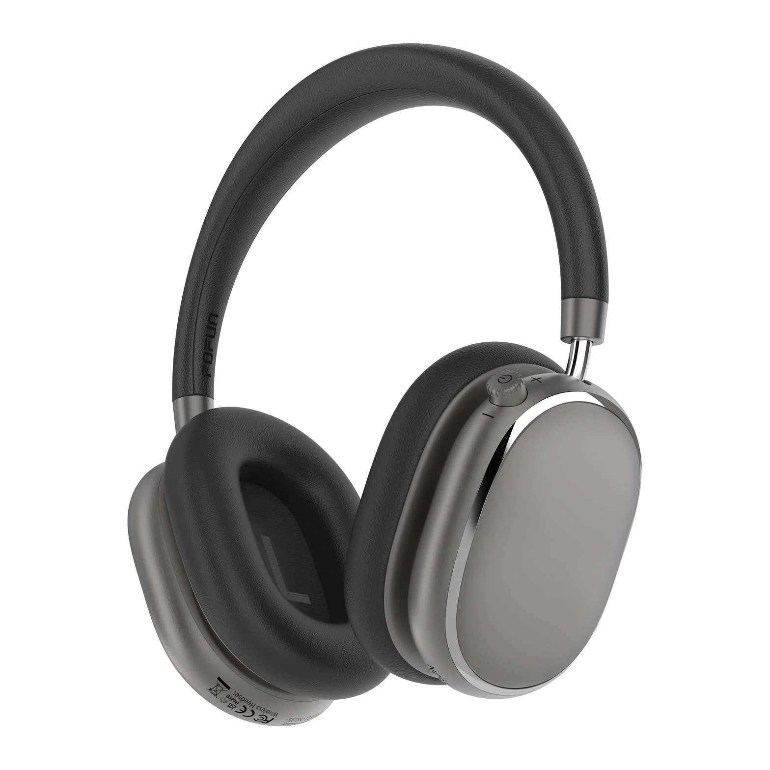 NC95 Hybrid Active Noise Cancelling Headphones,Słuchawki zakładane na uszy,Pokrętłem Sterującym,65 Godzin Odtwarzania,Sterowanie Aplikacją,Wyraźne Połączenia w Podróży/Treningu(czarny)