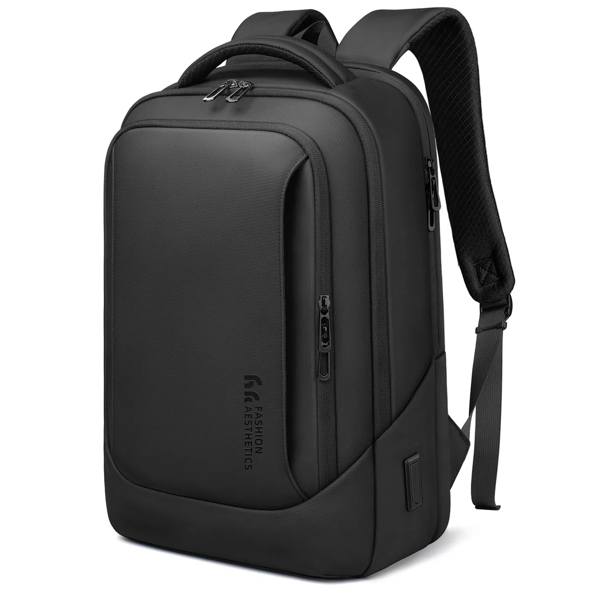 Plecak biznesowy na laptopa, męski, z kieszenią na laptopa z przyłączem USB do ładowania, zabezpieczenie przed kradzieżą, bagaż podręczny, plecak dzienny, odporna na wodę, wielofunkcyjny