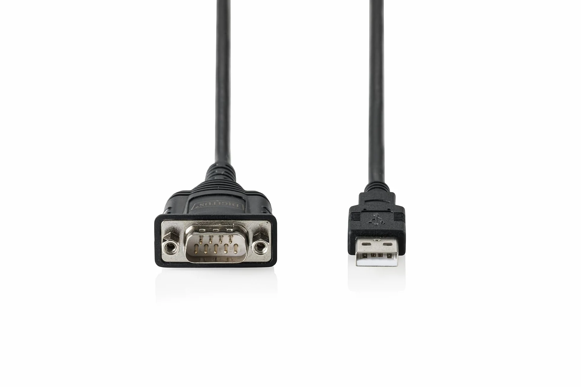 DIGITUS Kabel adapterowy USB 2.0 do RS232 DB9 1,8 m chipset FTDI czarny