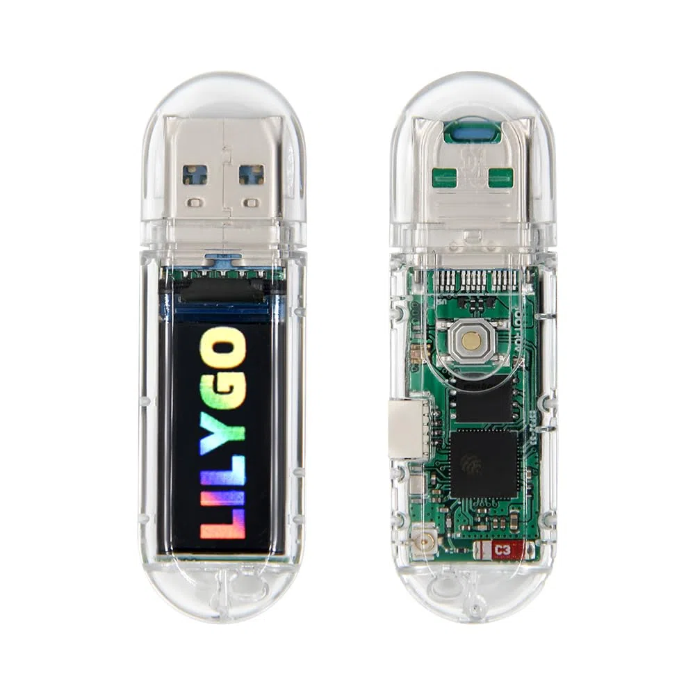 LILYGO T-Dongle-S3 ESP32-S3 TTGO płytka rozwojowa z kluczem sprzętowym do ekranu 0,96" ST7735 wyświetlacz LCD karta TF