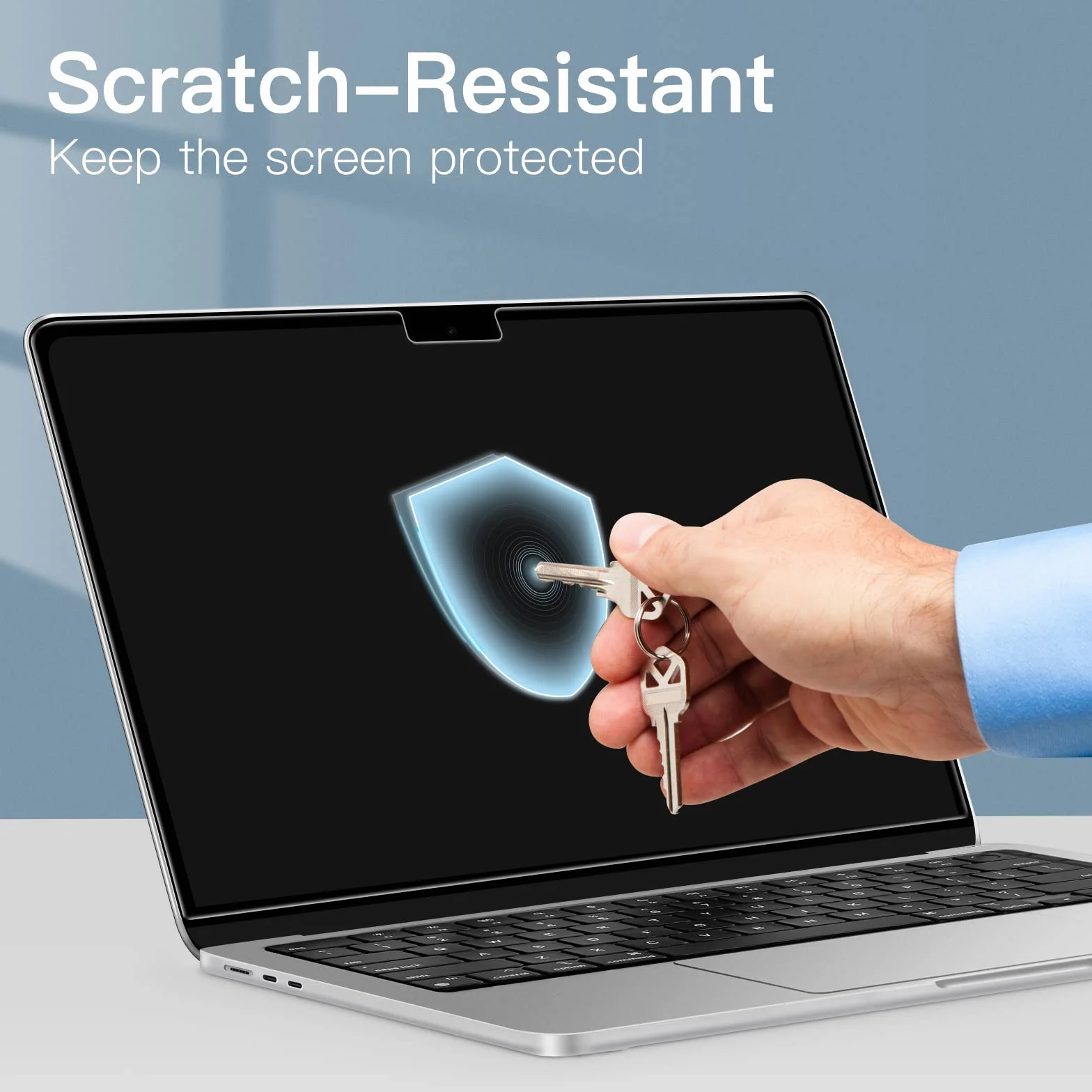 JETech Ochraniacz Ekranu dla MacBook Air 13 Cala (M2-M5, 2022-2026), Matowa Folia Przeciwodblaskowa, Zapobiegająca Odciskom Palców, 2 Sztuki