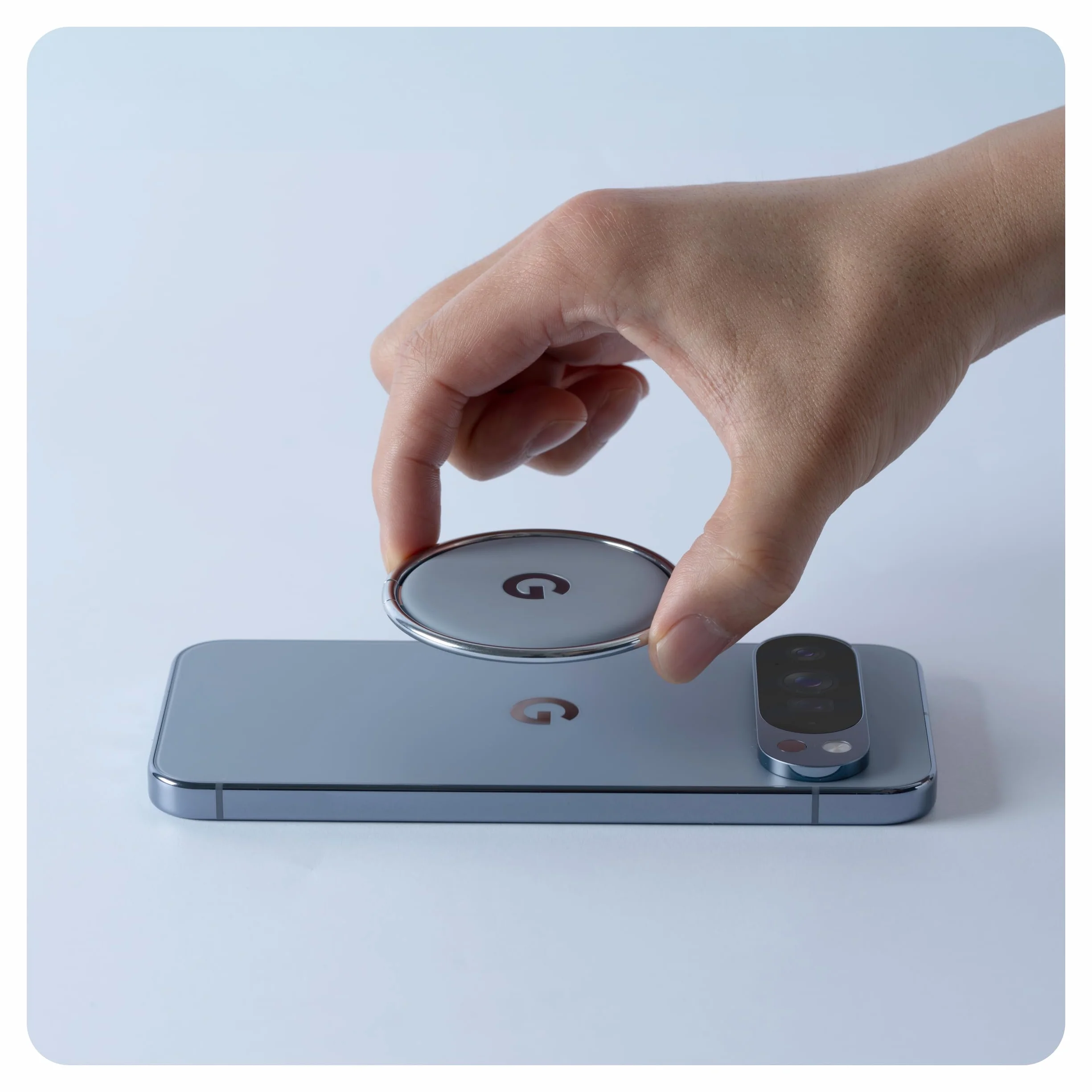 Pixelsnap Ring Stand - Kompatybilny z Qi2 - Wyświetlanie bez użycia rąk