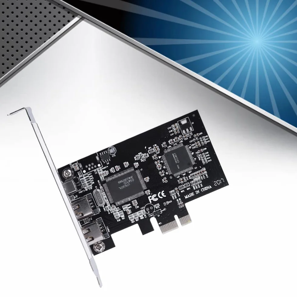 Karta PCI-Express, Bewinner PCI-E PCI-Express-FireWire 1394a-IEEE-1394 Karta kontrolera z kablem Firewire Karta kontrolera 800 Mb/s FireWire z IEEE 1394-1995 dla wysokowydajnej magistrali szeregowej