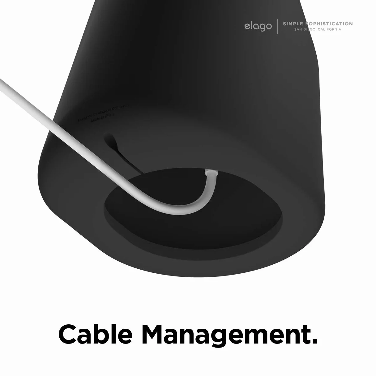 elago MS1 Stojak do ładowania kompatybilny z ładowarką MagSafe, silikonowy, klasy premium, do iPhone’a 17, 16, 15, 14, 13, 12, ładowarka nie jest dołączona