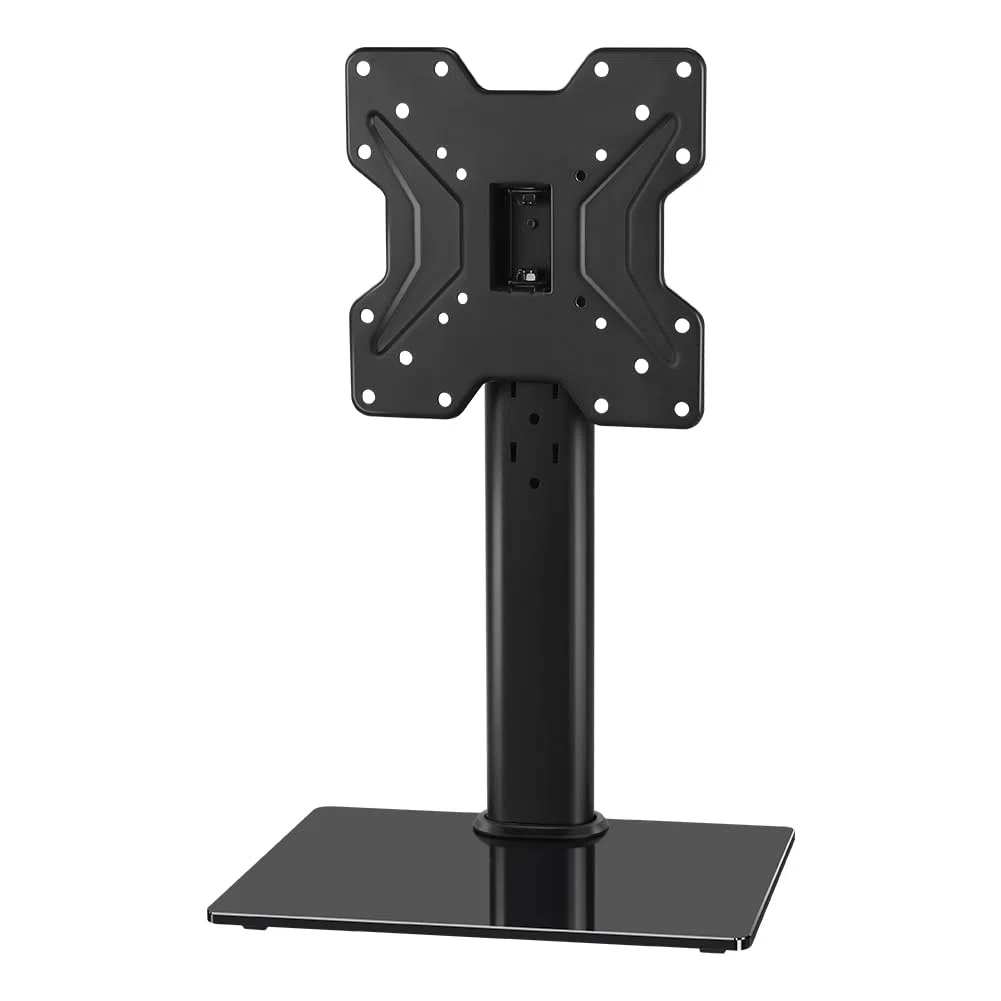 VGOSITE forUniversal TV Stand Base for 13 inch to 43 inch LED TV Table Top TV Mount Stand with Swivel Height Adjustable Hold up 77LBs