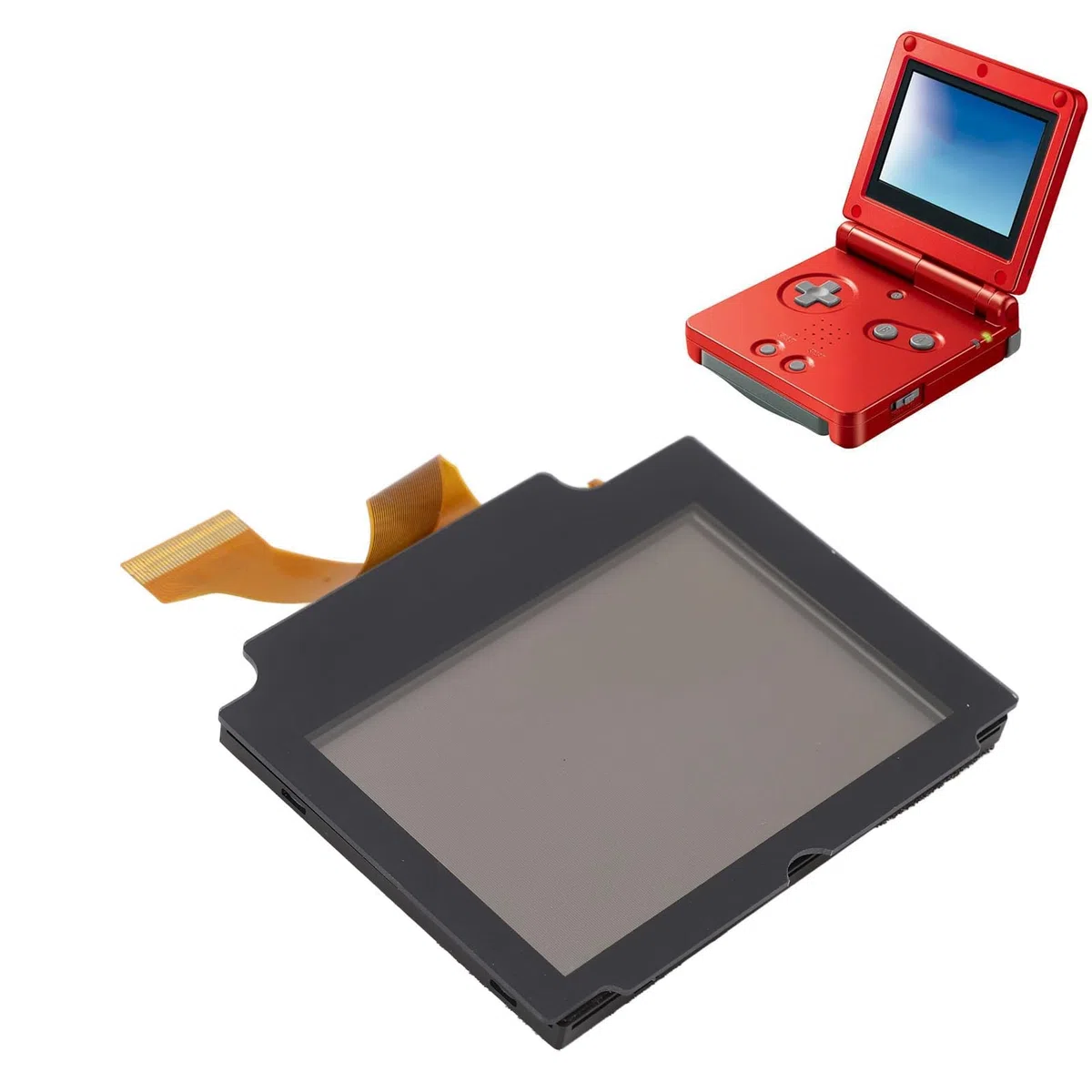 Ekran LCD Konsoli do Gier, Wymiana Ekranu LCD Automatu do Gier dla Konsoli Game Boy Advance SP dla Konsoli GBA SP AGS 001