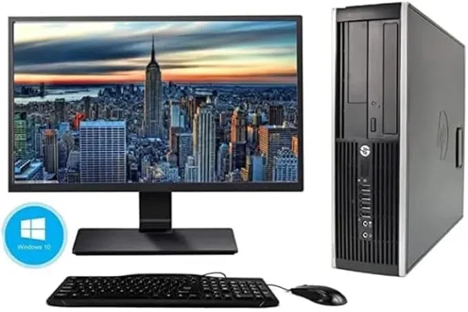 HP 8200 Elite SFF i7-2600 8 GB RAM 240 GB SSD Windows 11 z WiFi i ekranem 22" + klawiatura i mysz w zestawie idealna do biura i domu (odnowiony)