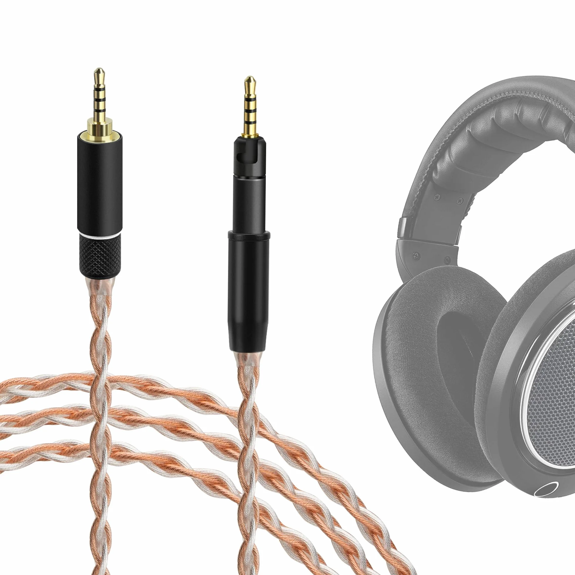 Geekria Apollo Kabel audio 2,5 mm do Sennheiser HD 620S/599/598/550/505, 1,2m