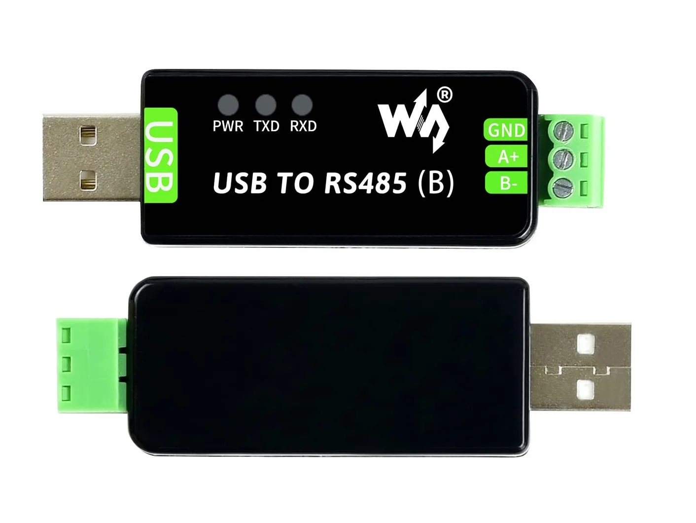 Przemysłowy konwerter USB do RS485 z oryginalnym CH343G i SP485EEN 300 bps ~ 3 Mbps Baudrate Built-In Lightningproof Tube,Resettable Fuse, ESD i TVS Protection Circuits