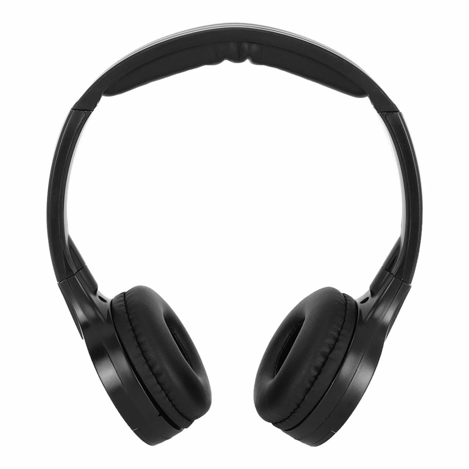 Słuchawki na podczerwień - bezprzewodowe słuchawki stereo na podczerwień o 2-kanałowe słuchawki kompatybilne z zagłówkiem samochodowym DVD