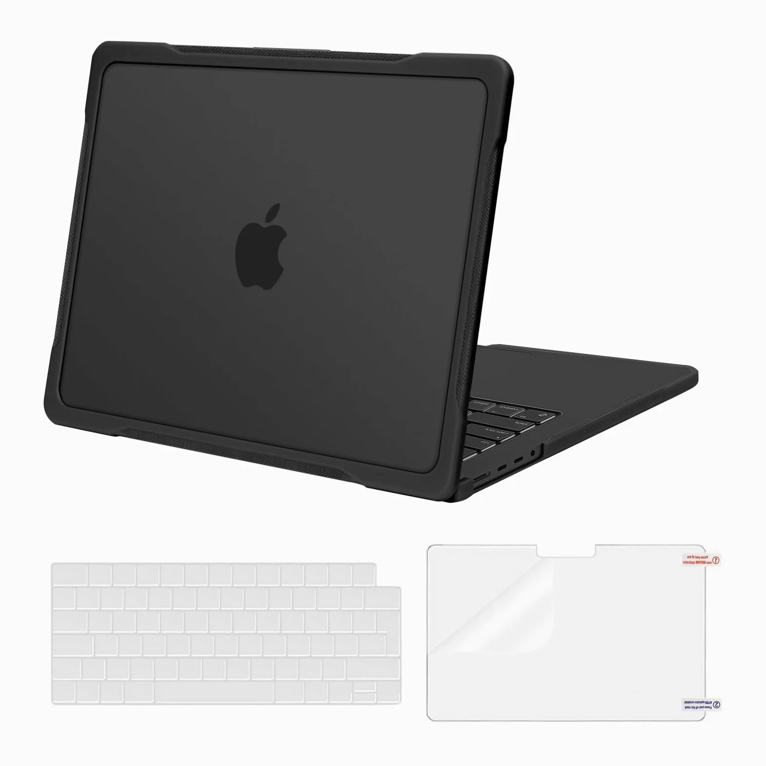 MOSISO Kompatybilne z MacBook Pro 14 etui M5 2026 M4 M3 M2 M1 2025-2021 | Obudowa klawiatury i folii i zderzaka TPU miękkie etui do A3427 A3426 A3434 A3112 A3185 A3401 A2918 A2992 A2779, kolor czarny