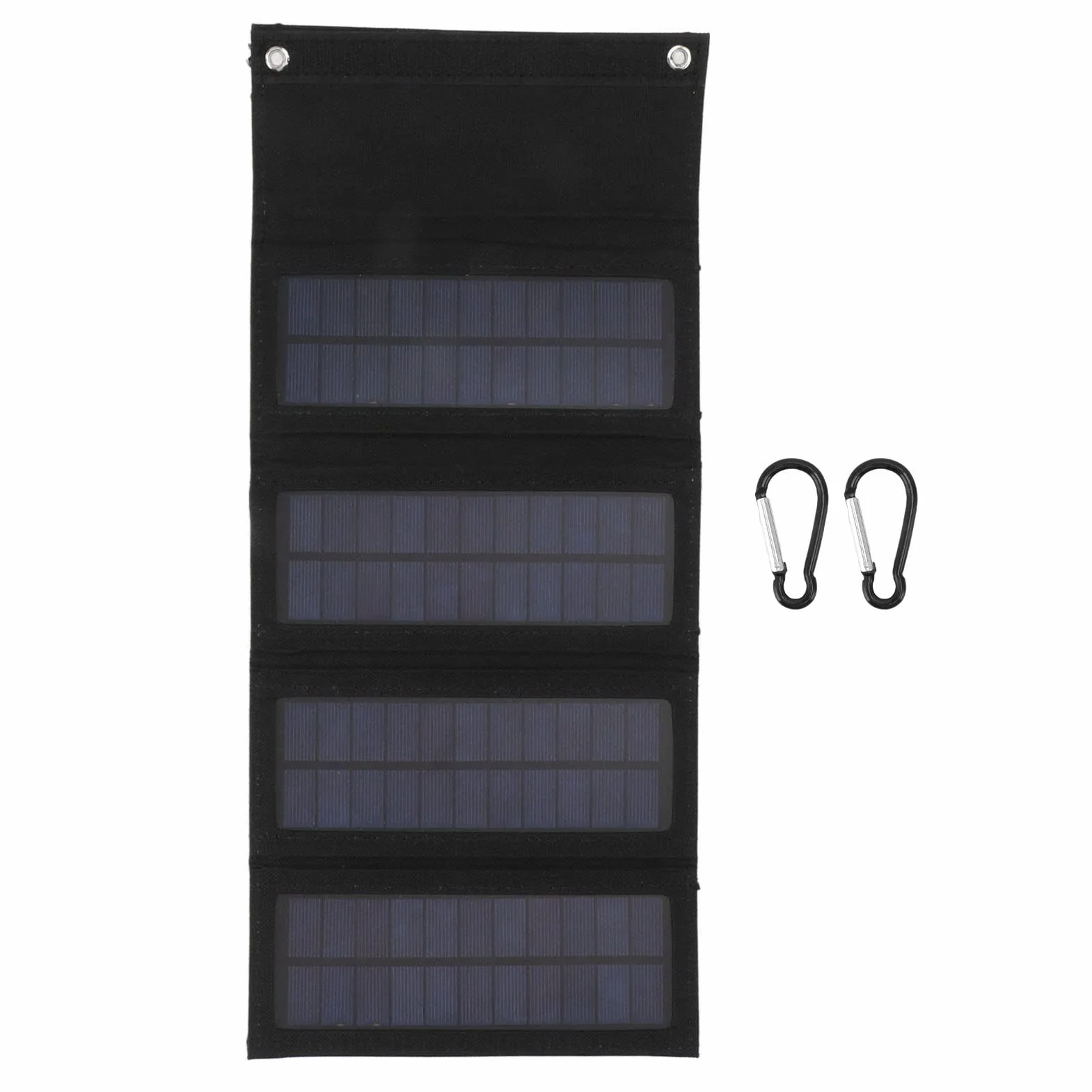 Przenośna ładowarka słoneczna 40W Składana monokrystaliczna USB do pieszych wędrówek kemping