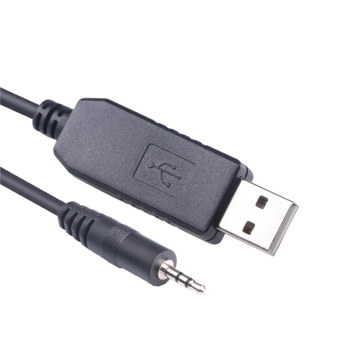 Kabel USB szeregowy RS232 z wtyczką audio AJ 2,5 mm i 3-pinowym konwerterem TRS 3P 1,8 m (T-RX r-TX s-GND)