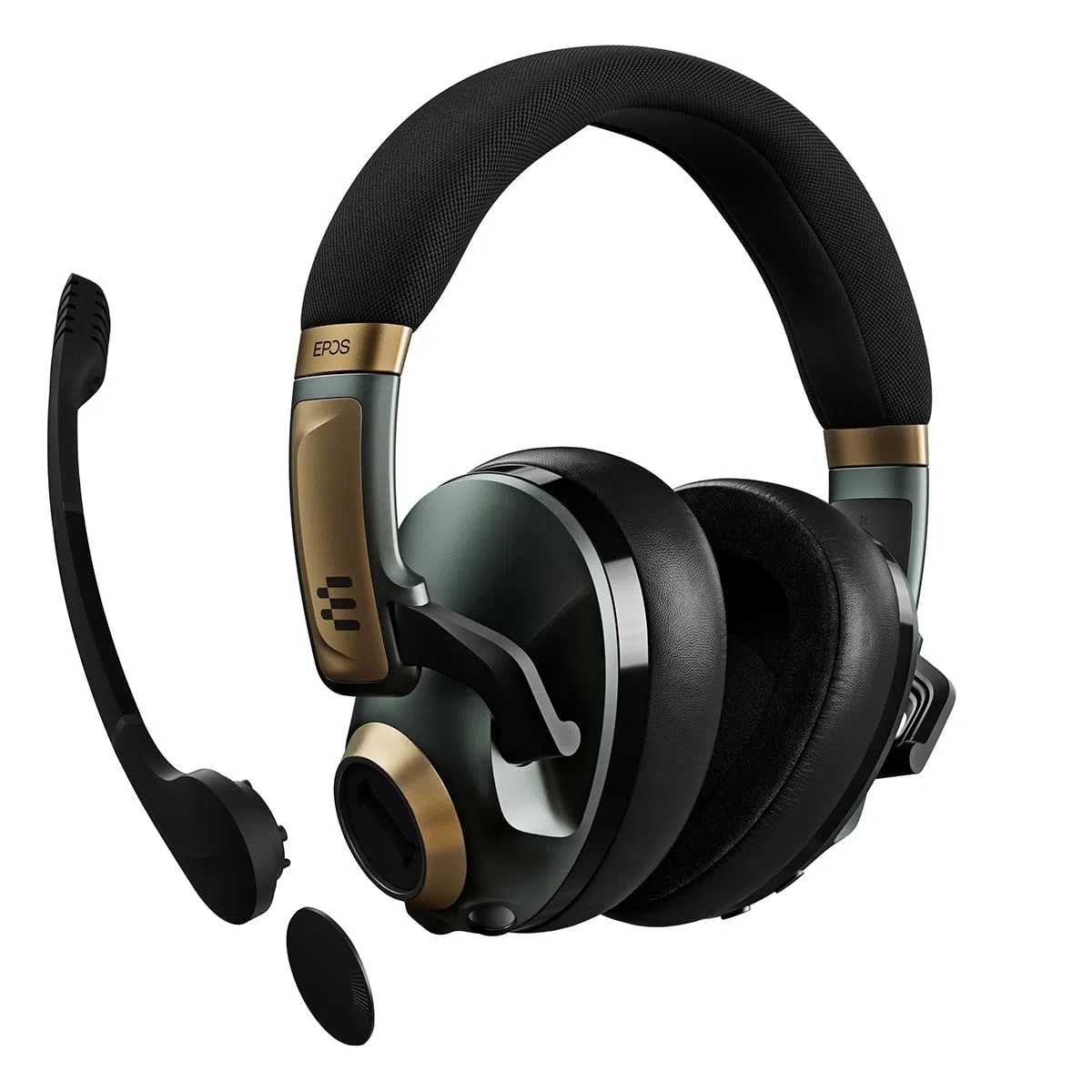 EPOS H3Pro Hybrydowy zestaw słuchawkowy do gier z mikrofonem do komputera, ulepszona redukcja szumów, regulowany, inteligentne miksowanie dźwięku z Bluetooth i pakietem gamingowym, dźwięk