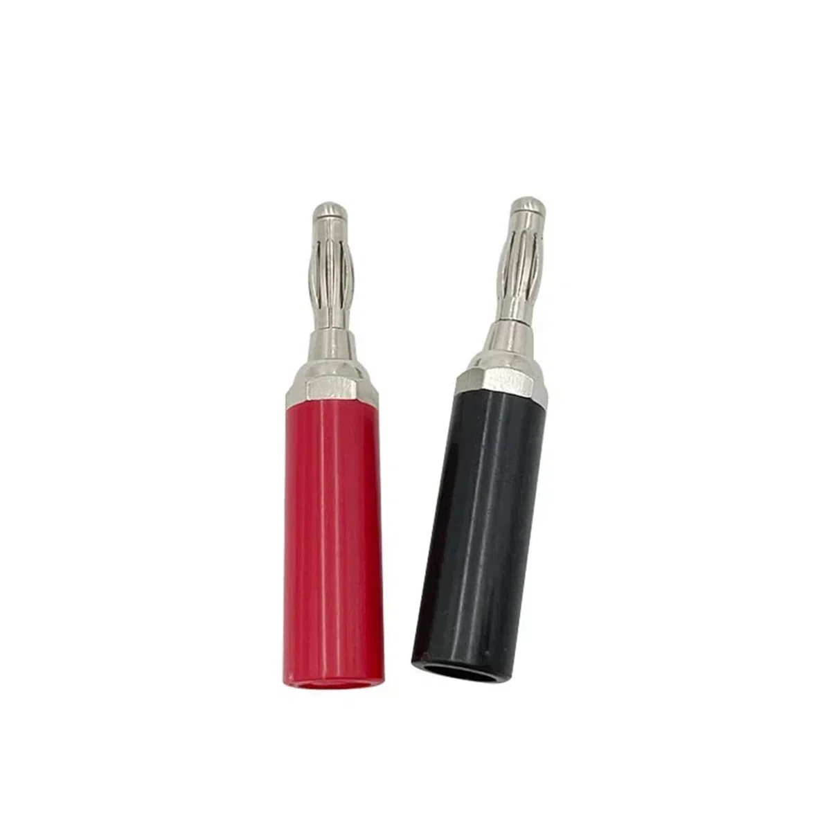 20/80/200 szt. 4 mm Kabel adaptera kabla audio Złącze głośnika Nikl/chromowanie terminal jack audio bananowy(40 Black)