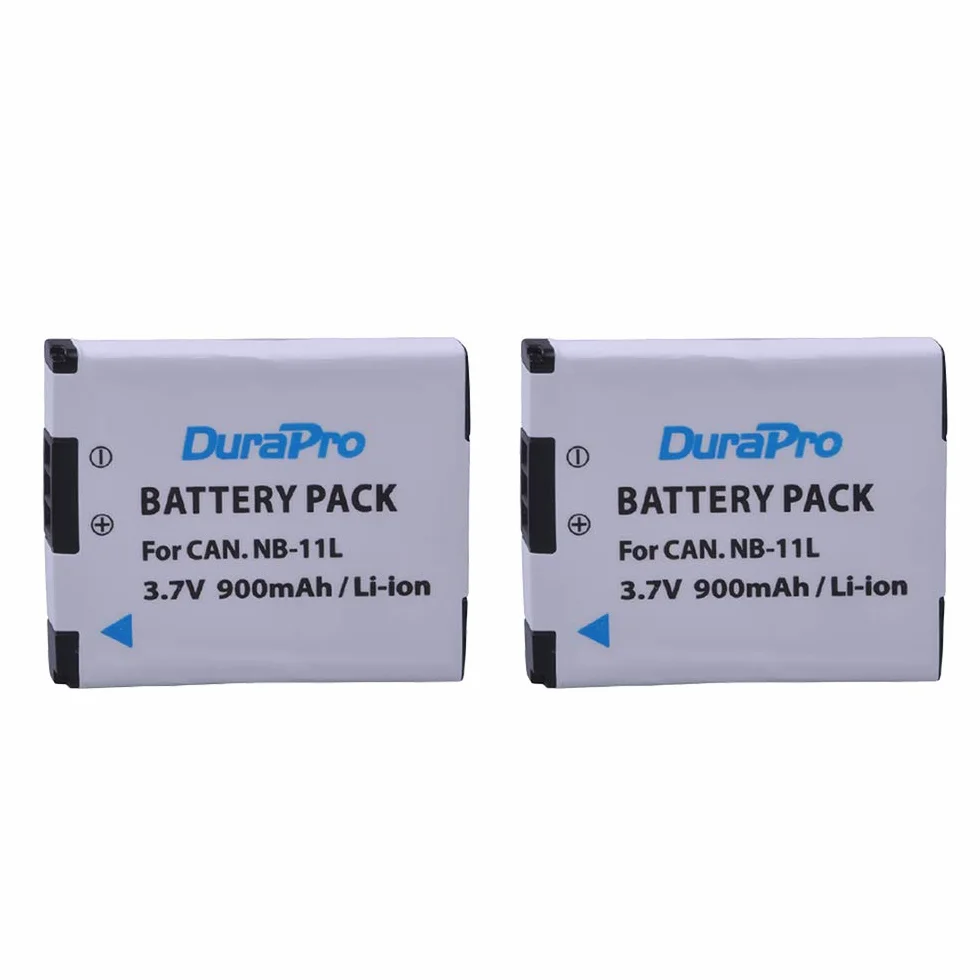 DuraPro NB-11L akumulator litowo-jonowy 2-pak z ładowarką USB LCD do Canon PowerShot ELPH IXUS