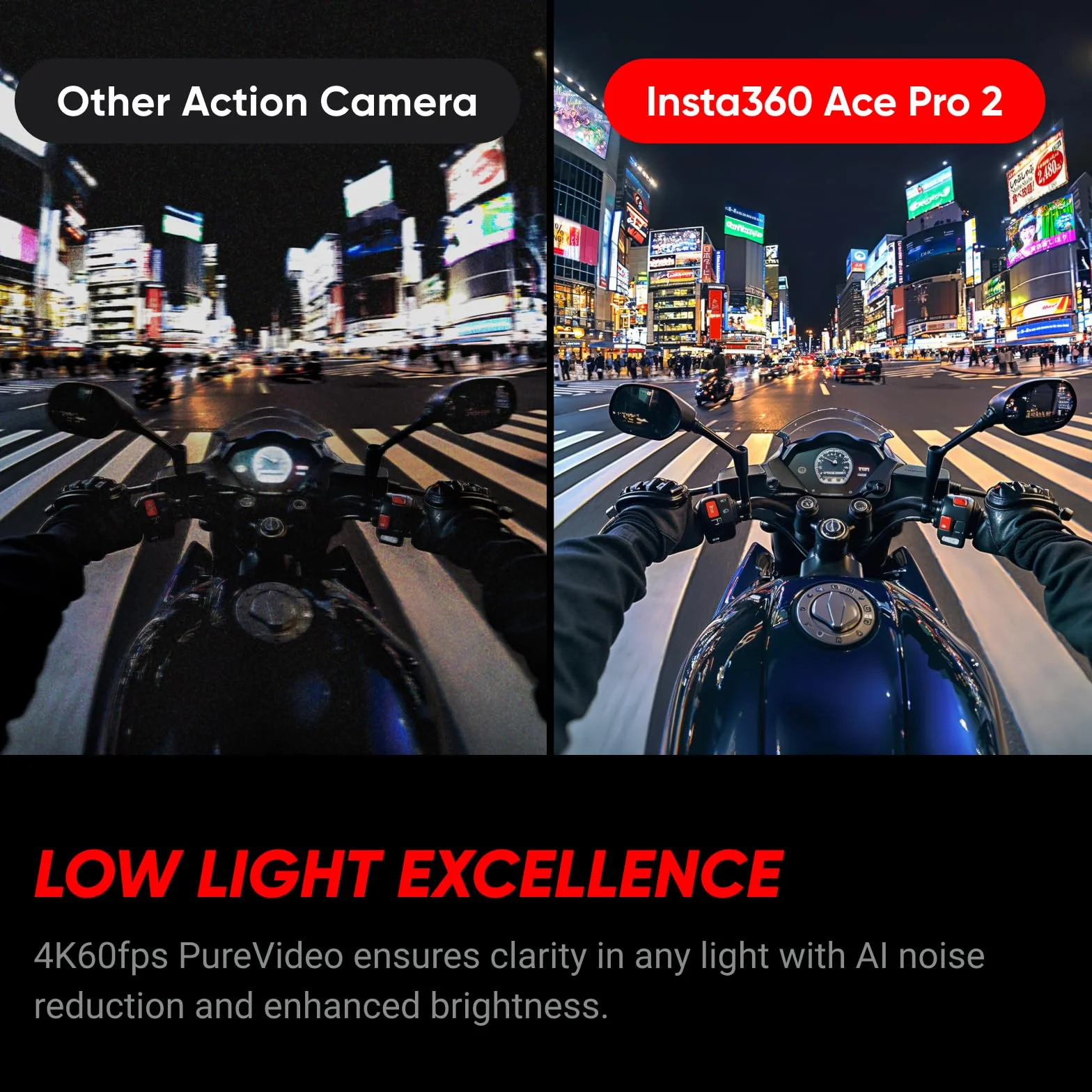 Insta360 Ace Pro 2 Pack Dual Battery - wodoodporna kamera akcji 8K zaprojektowana wspólnie z Leicą, czujnikiem 1/1,3", podwójnym chipem AI, jakość w słabym świetle, zaawansowany dźwięk, składany