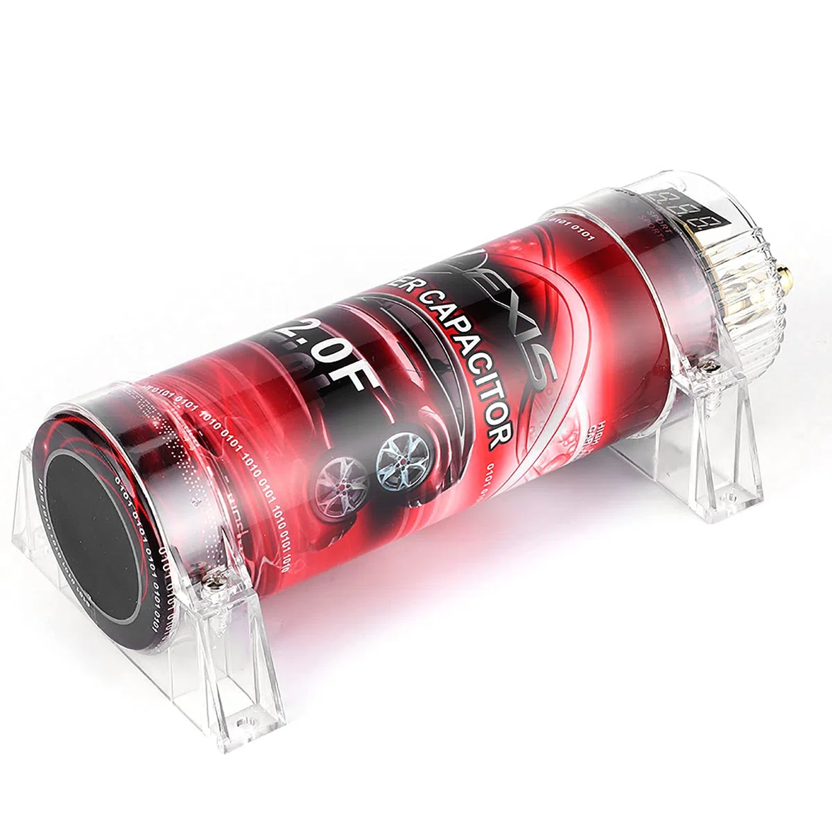 Dioche 2 Samochodowy Regulator Napięcia Wzmacniacza Kondensatorowego z Cyfrowym Wyświetlaczem dla Systemów 10-16 V DC