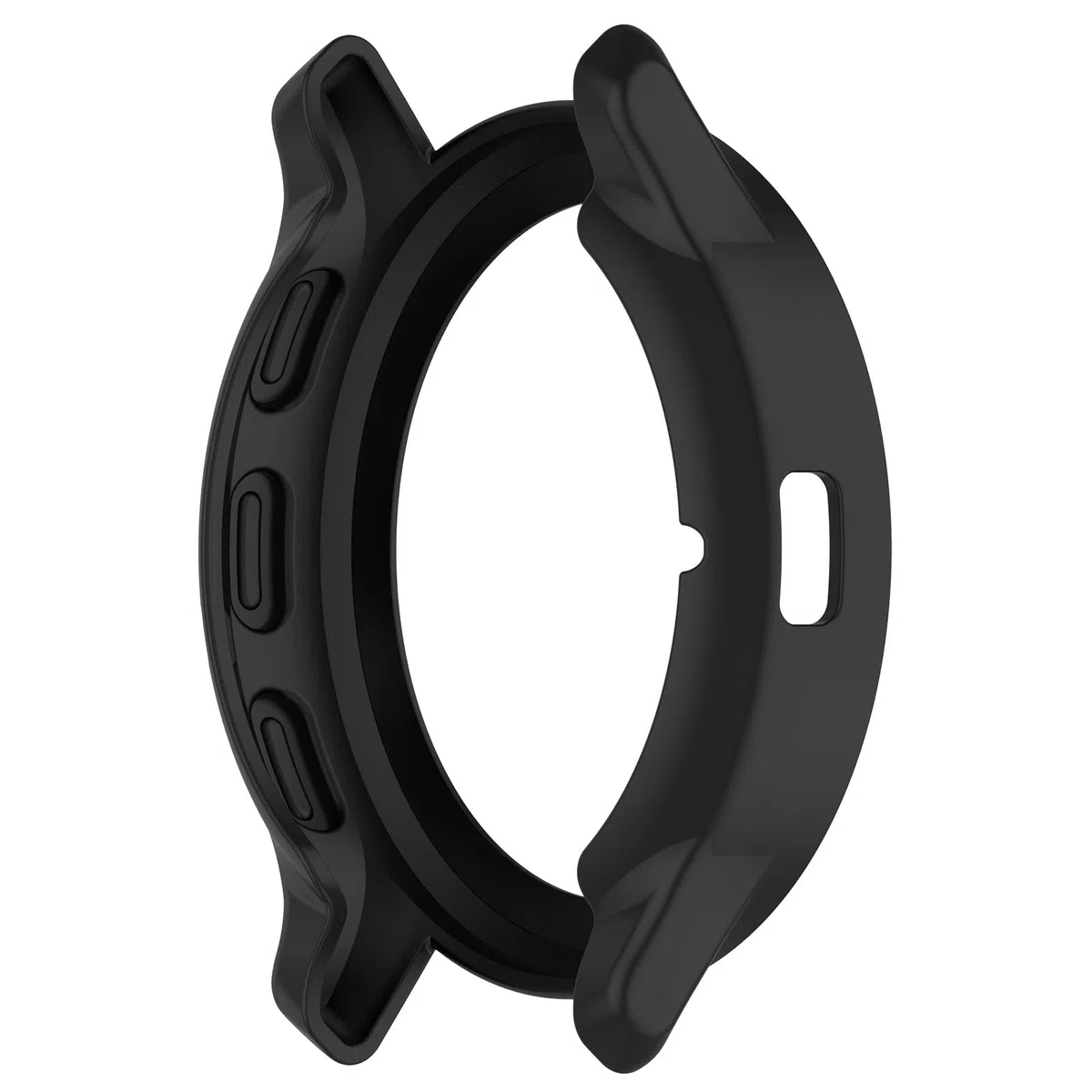 GIOPUEY Etui kompatybilne z Garmin Venu 3 45 mm, miękkie i lekkie etui ochronne z silikonu TPU klasy premium, czarne