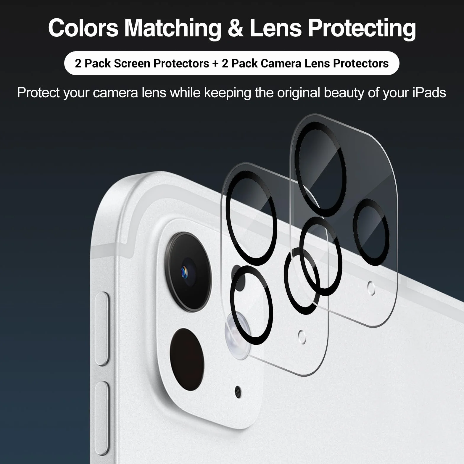 Folia prywatności ProCase do iPad Pro 11 cali M4 2024 szkło hartowane przezroczysta