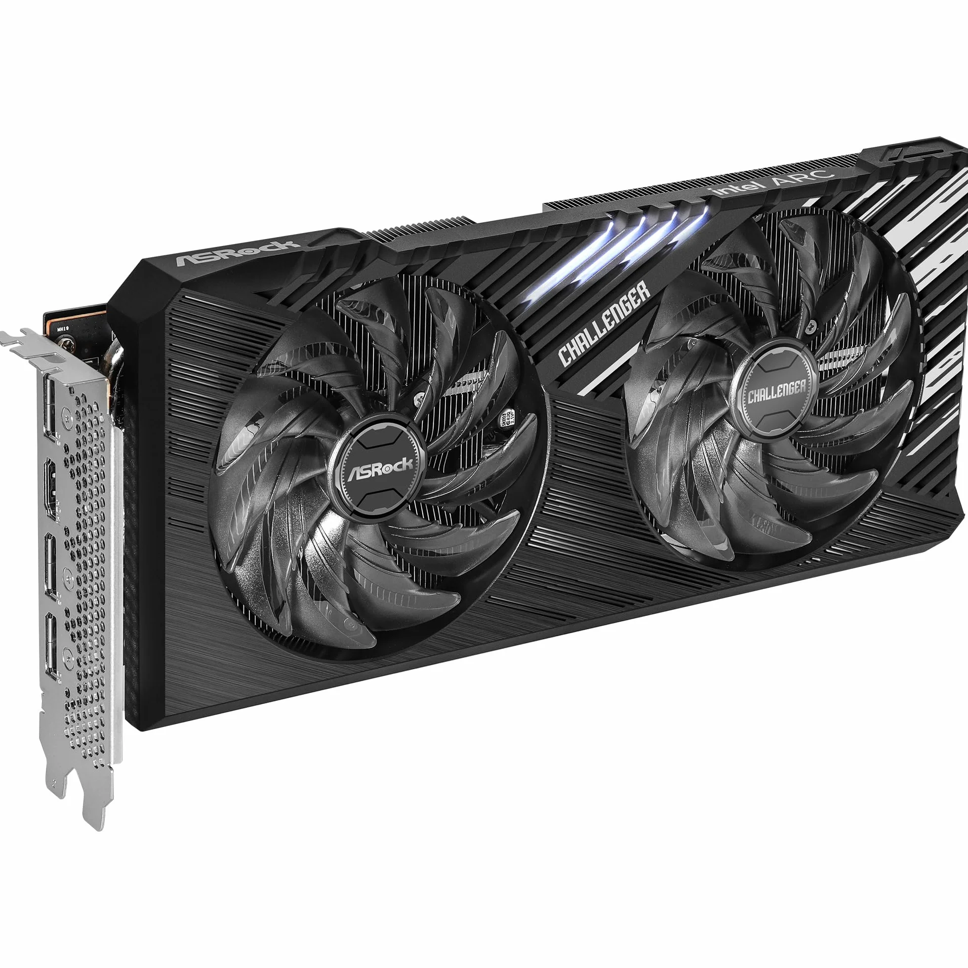 ASRock Intel Arc A750 Graphics 8 GB pami?ci, cz??ciowo bez wentylatora, os?ona przedniego wentylatora, z o?wietleniem RGB, karta graficzna OC Edition, A750, CL SE, 8GO, oficjalny sprzedawca krajowy