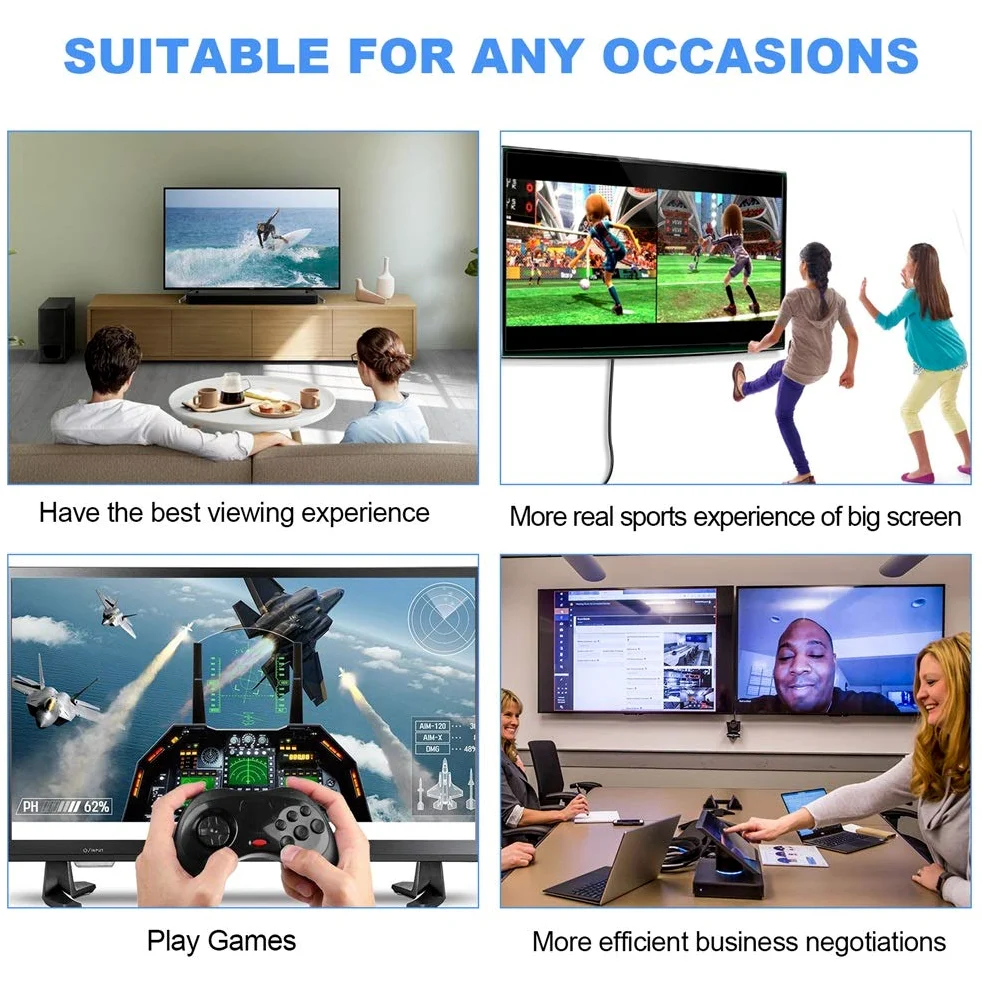 Kabel DisplayPort 8K do Displayport 1,4 7 m, Ultra HD 4K przy 144 Hz, 8K przy 60 Hz, HBR3 (rozdzielczość 7680 x 4320), szybki 32,4 Gb/s, nylonowy pleciony długi kabel DisplayPort 1.4