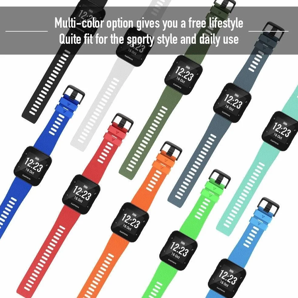 2 szt. do Garmin Forerunner 35 miękkie silikonowe paski zastępcze