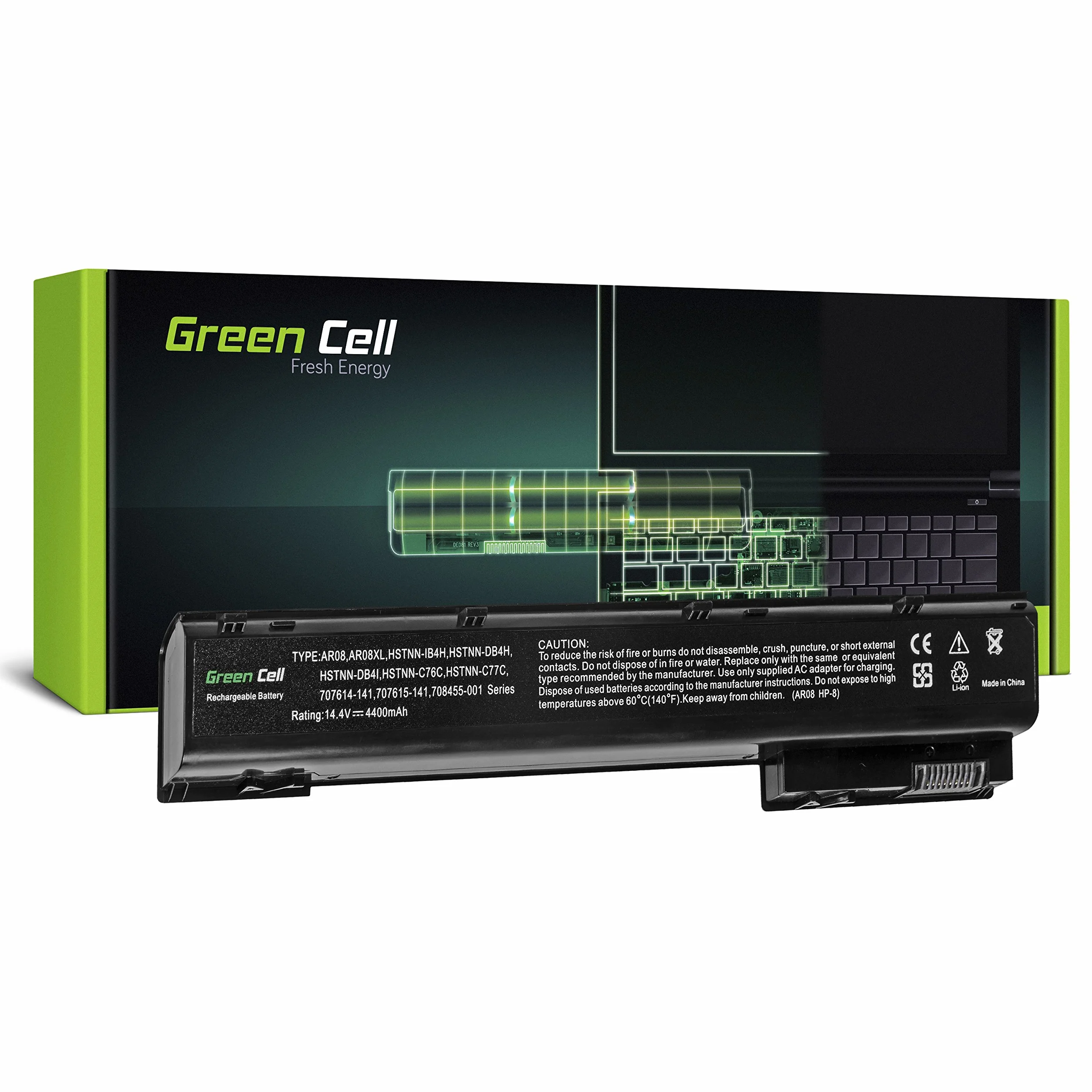 Green Cell Bateria AR08 AR08XL 708455-001 708456-001 HSTNN-C76C HSTNN-C77C HSTNN-DB4H HSTNN-DB4I HSTNN-IB4H do Laptopa HP ZBook 15 G1 15 G2 17 G1 17 G2