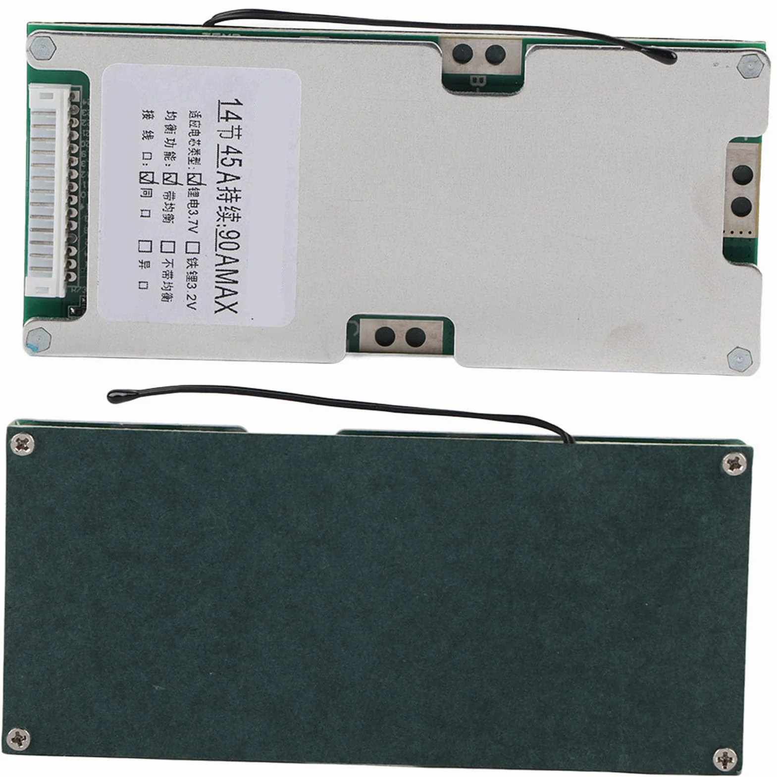 Płytka ładująca baterię litową 14S 45A PCB moduł ładowarki zabezpieczająca litowo-jonowy