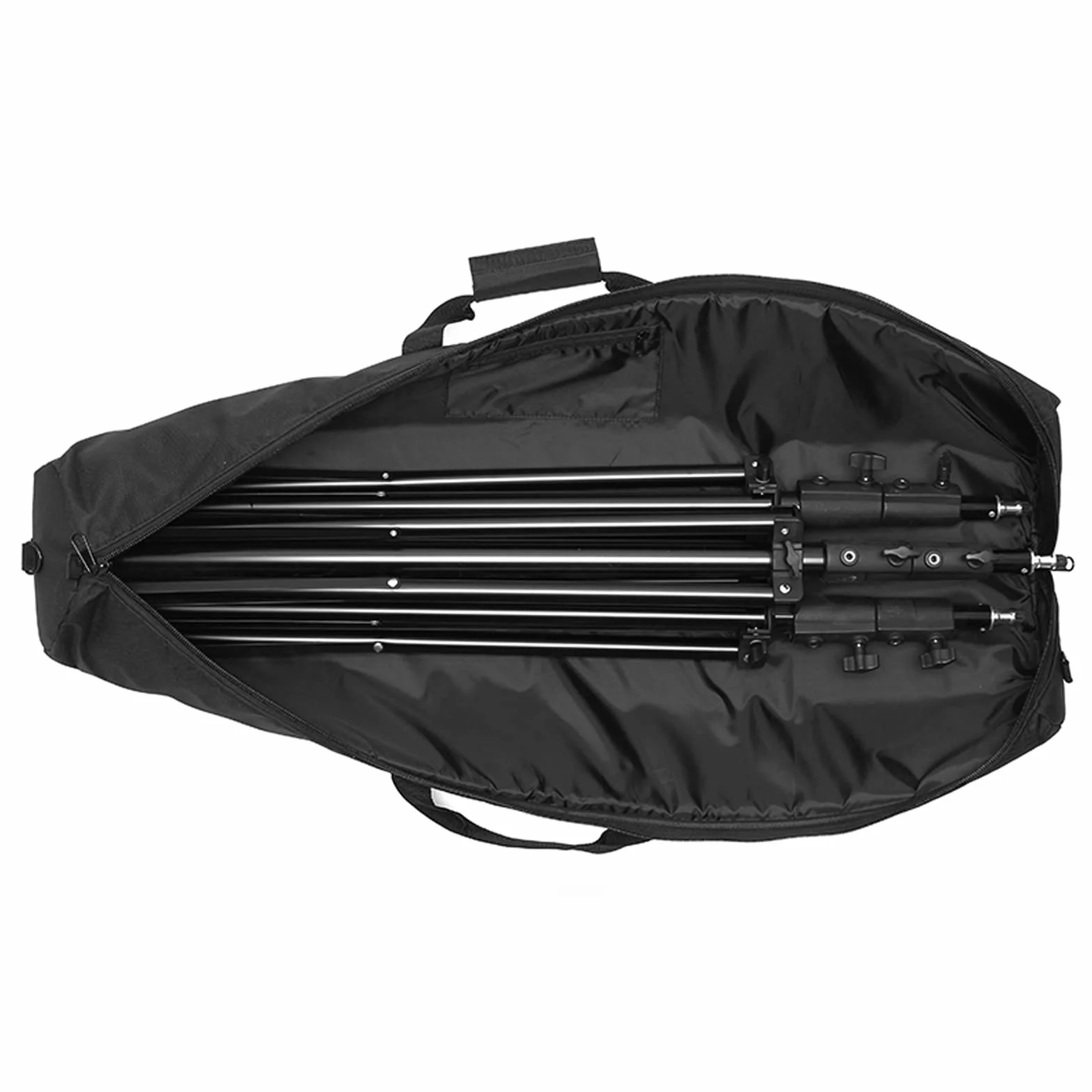 AMBITFUL Torba do noszenia na statywie 31 cali, 80 cm pasek na ramię wyściełana torba na lekkie stojaki, stojak na wysięgnik, parasol i statyw, akcesoria fotograficzne (31 cali/80 cm), Ambitful Torba