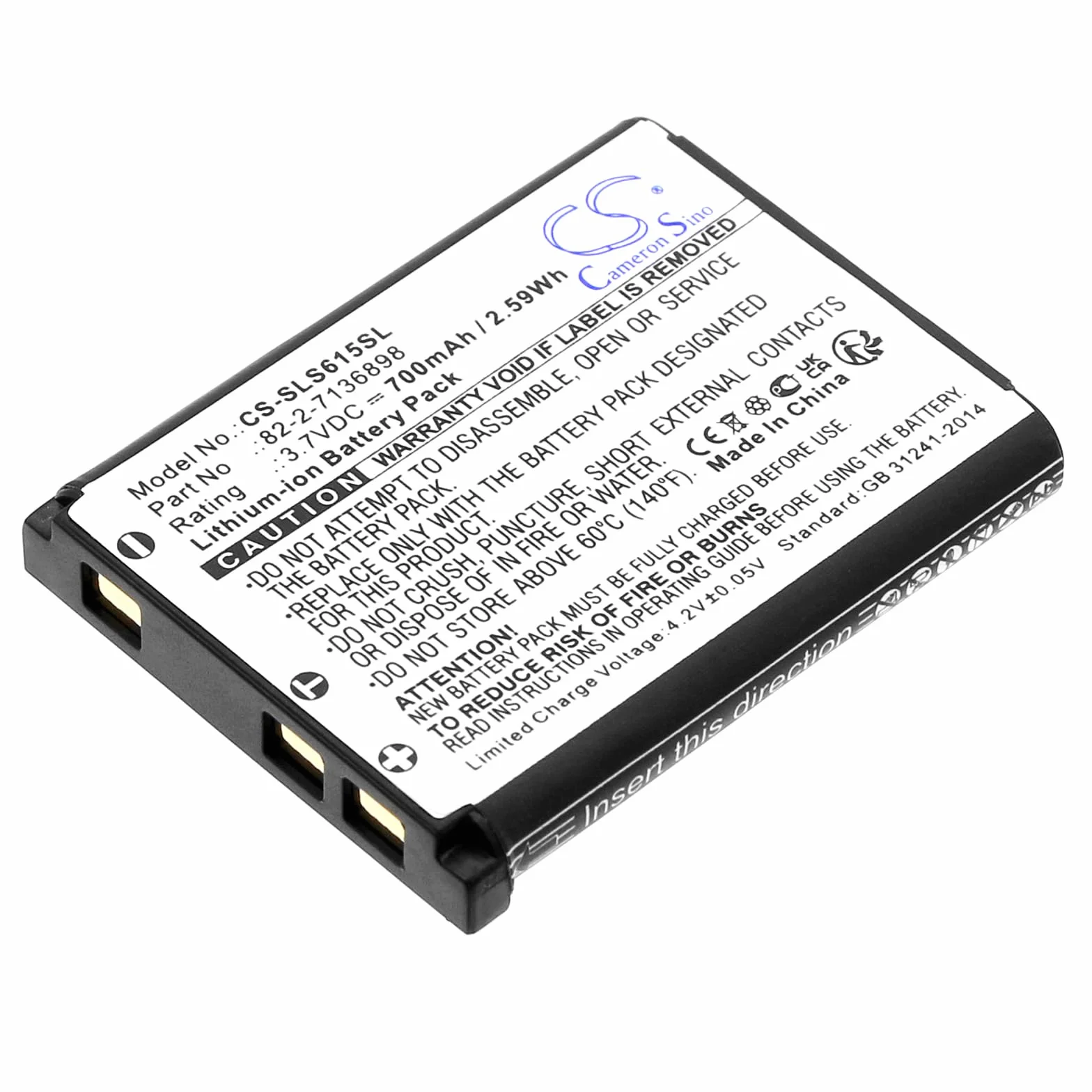 TECHTEK Bateria 700mAh kompatybilny z SteelSeries Arctis Nova Pro