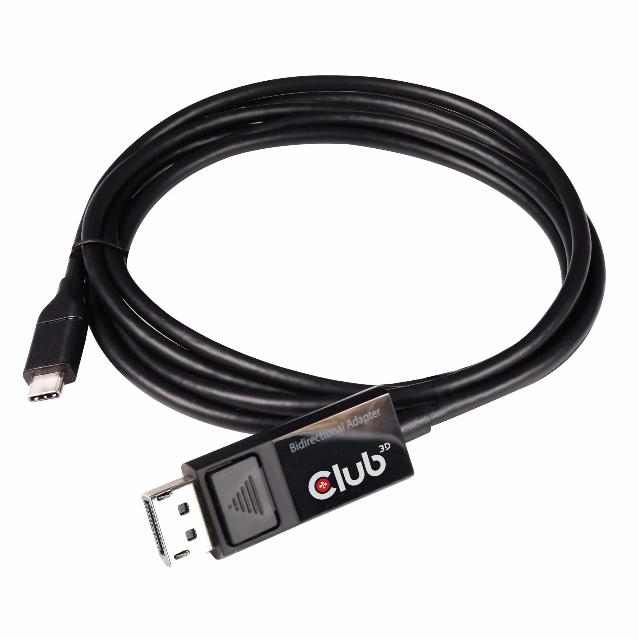 Club CAC-1557 kabel adaptera USB 3D, 1,8 m, typ C, do wyświetlacza 8K, 60 Hz, HDR, czarny
